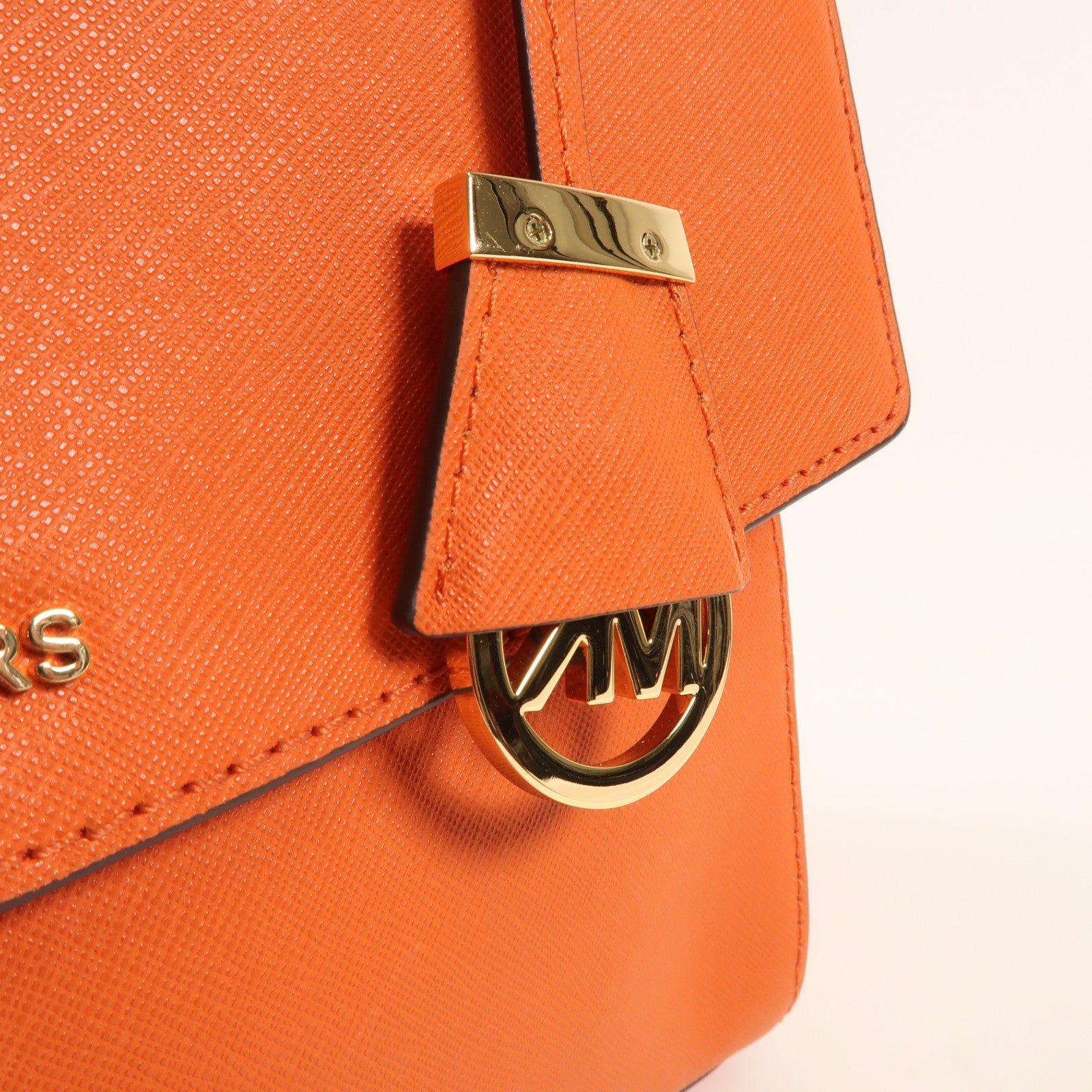 Michael Kors 牛皮皮革Shoulder Bag金扣手挽肩背兩用袋