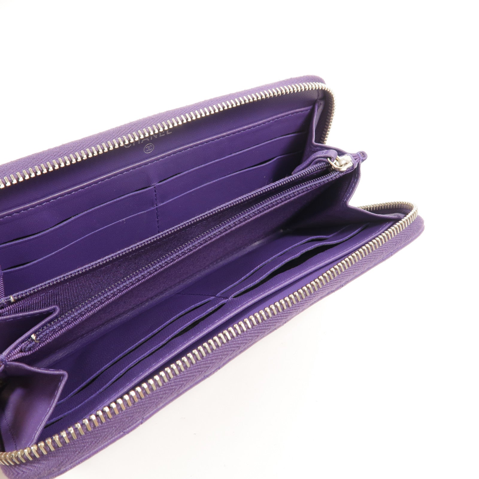 CHANEL 羊皮皮革Classic Long Zipped Wallet長錢包