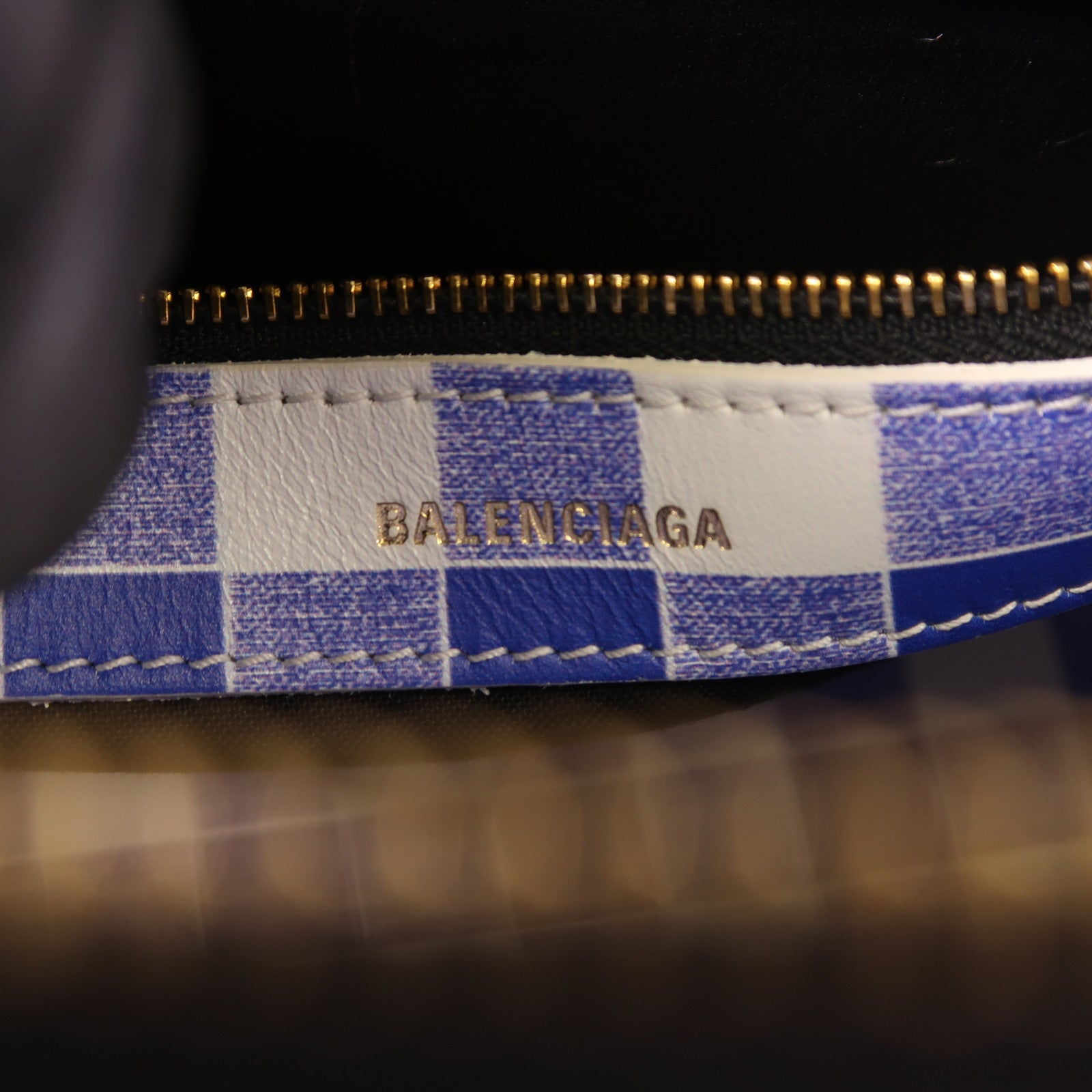 BALENCIAGA 牛皮皮革Ville Top Handle金扣手挽肩背兩用袋