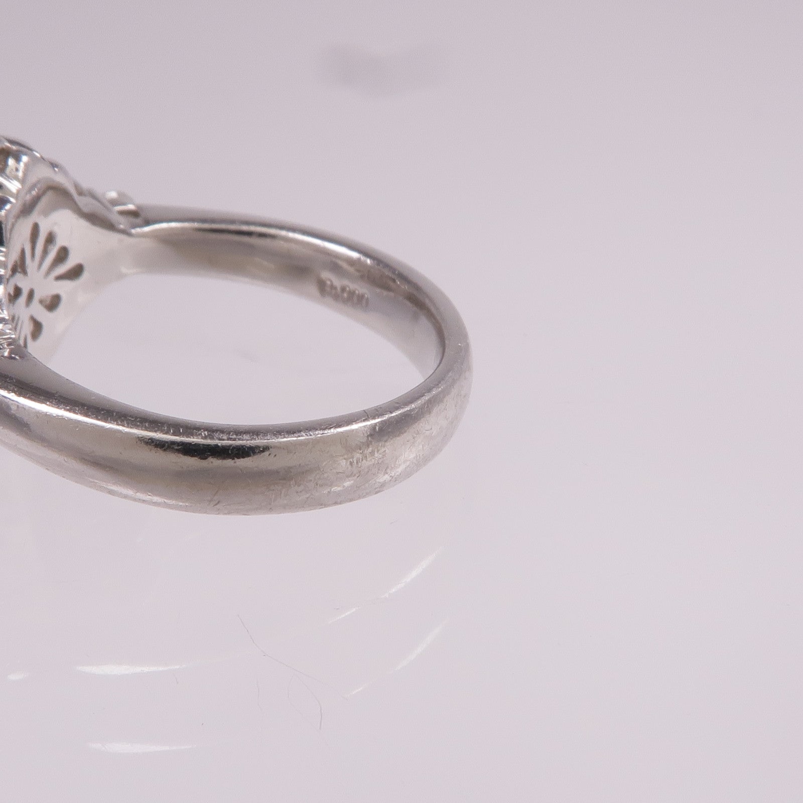 JEWELRY 【激減優惠】PT900鉑金Diamond Ring鑽石戒指US#6.25