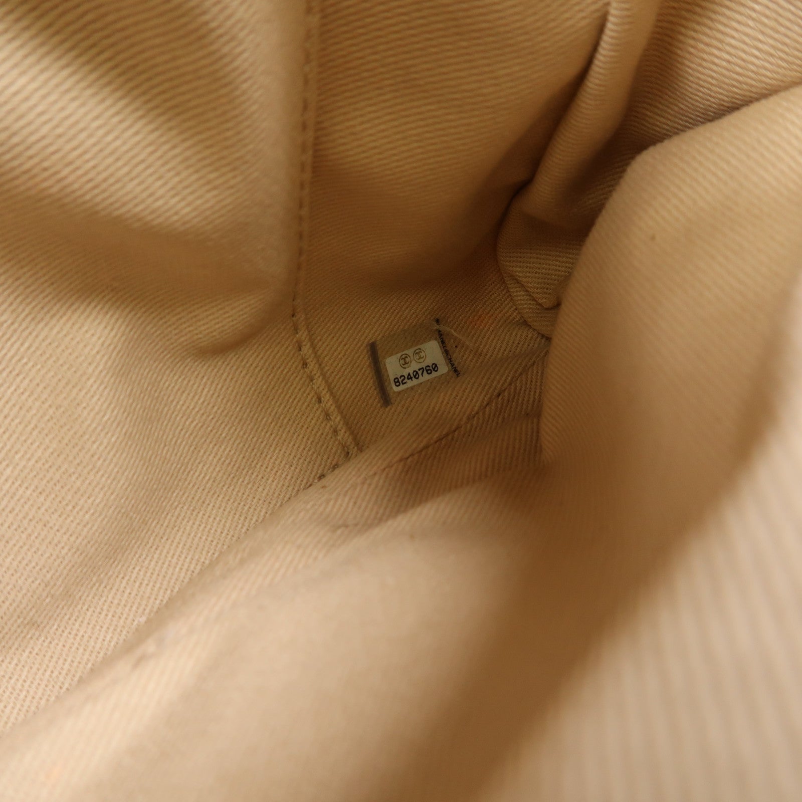 CHANEL 蛇皮皮革/帆布Shoulder Bag銀扣肩背袋