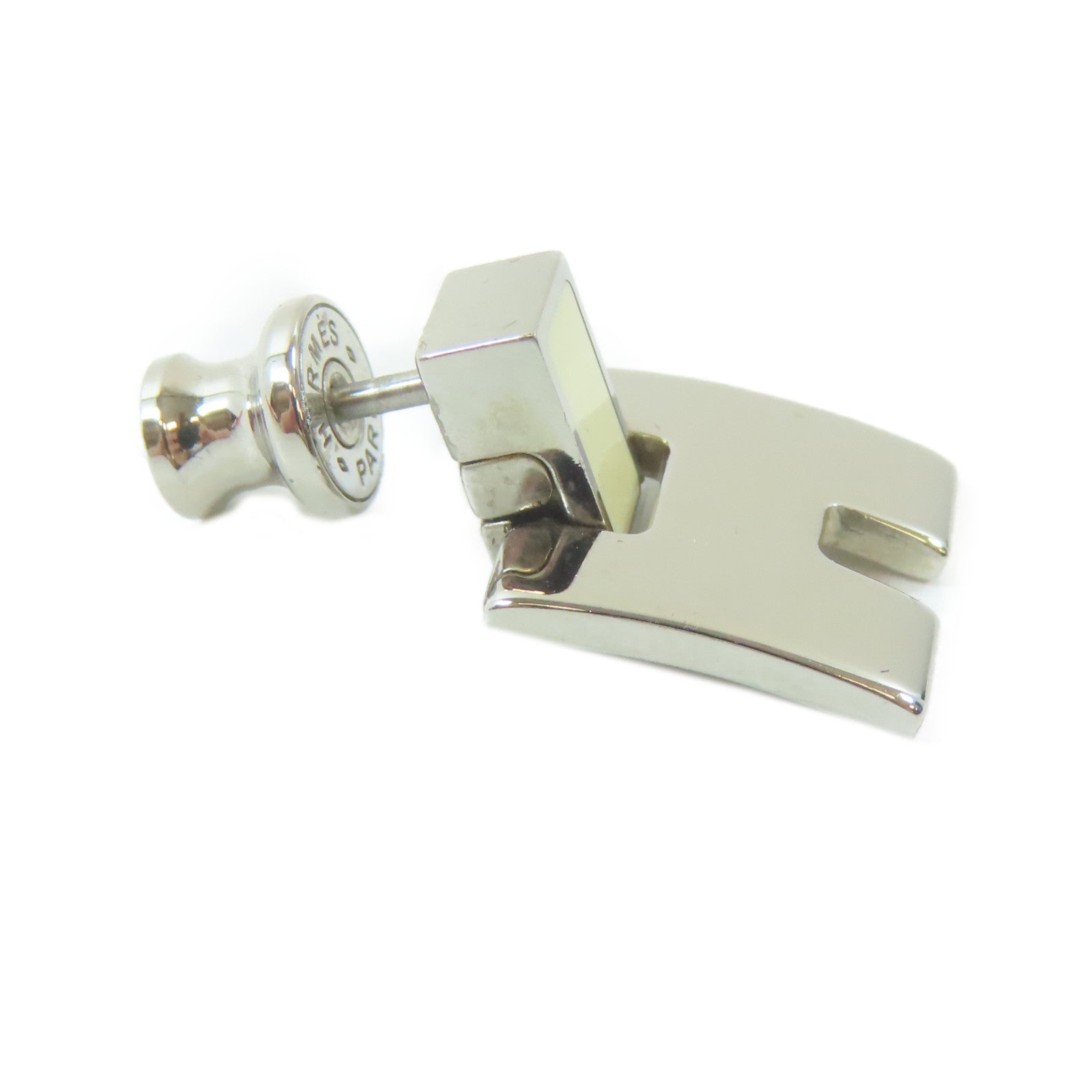 HERMES 金屬Eileen Earrings耳環銀色