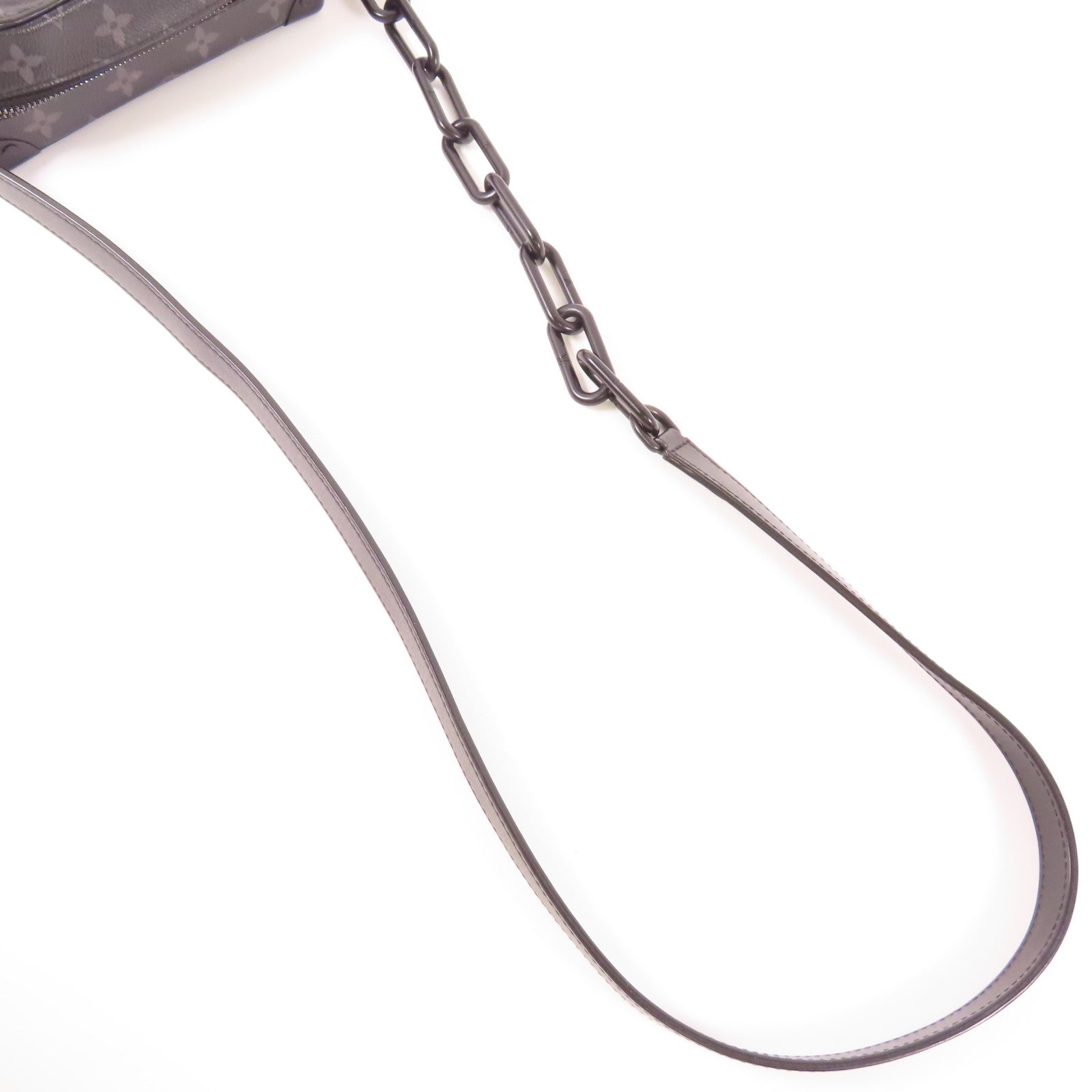 LOUIS VUITTON Monogram Eclipse Mini Soft Trunk肩背袋