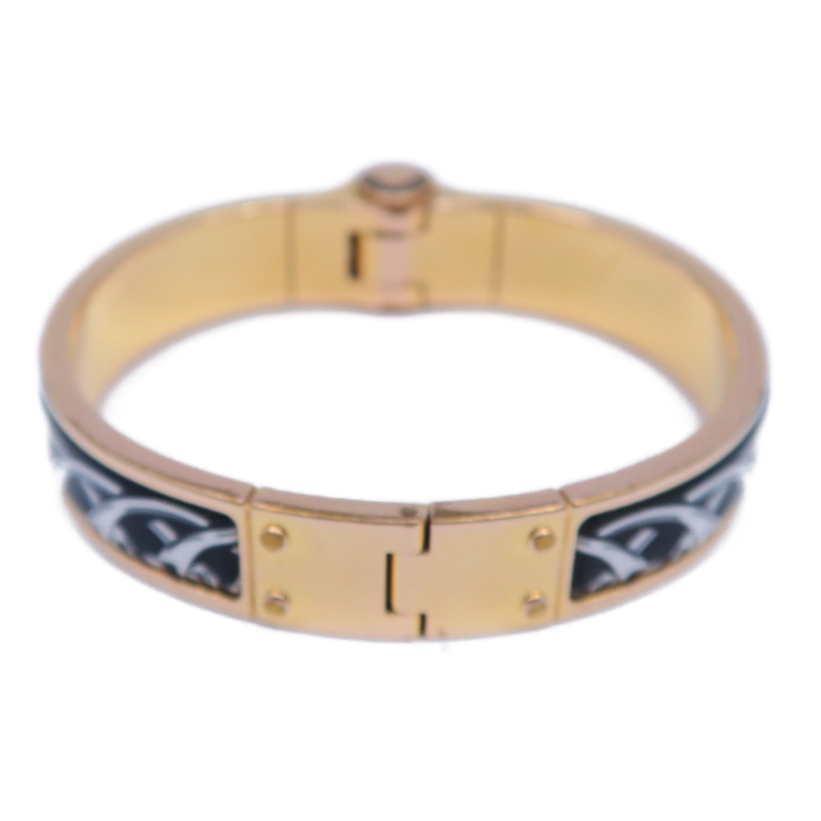 HERMES 【激減優惠】金屬Bangle手鐲金色/黑色/白色