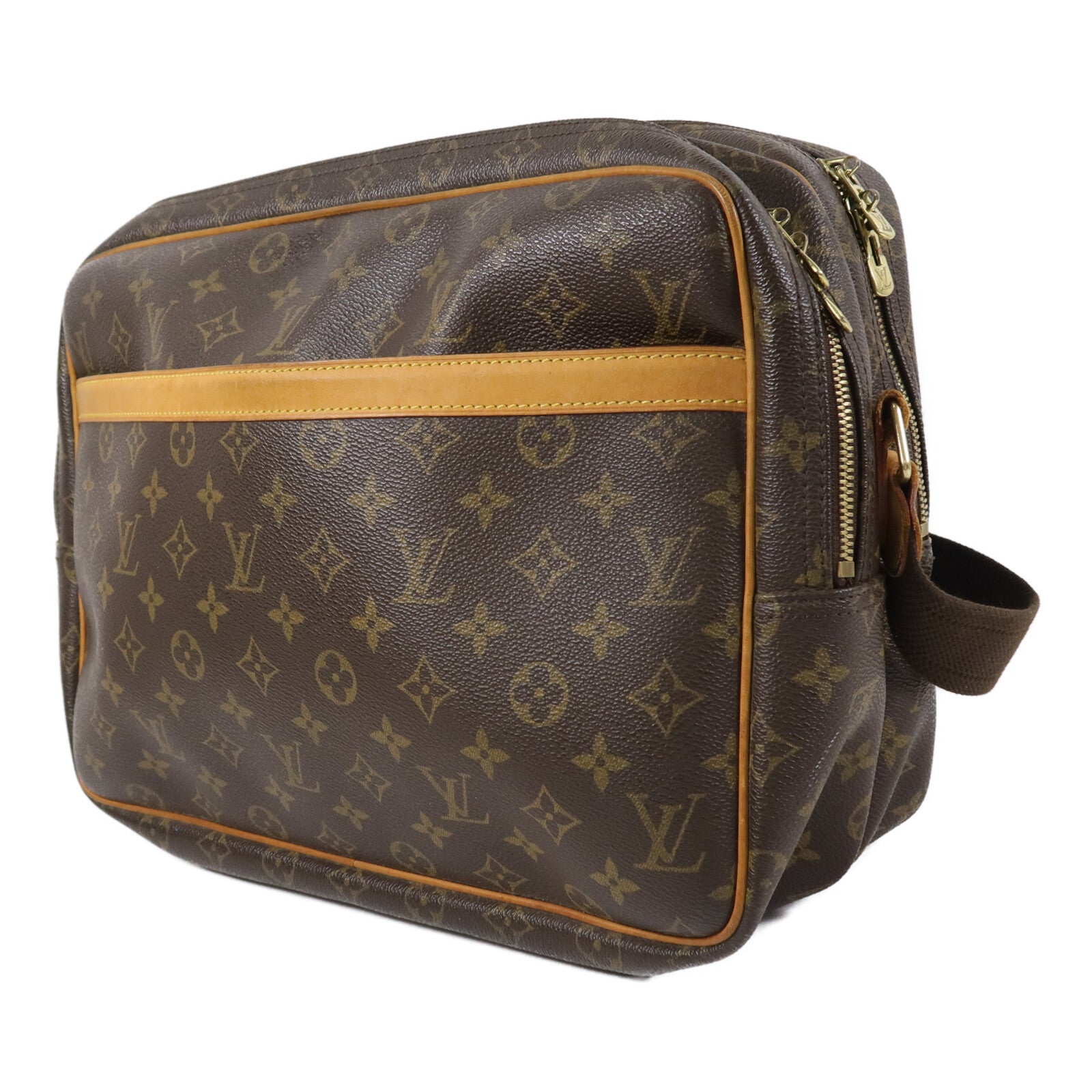 LOUIS VUITTON Monogram Reporter GM肩背袋