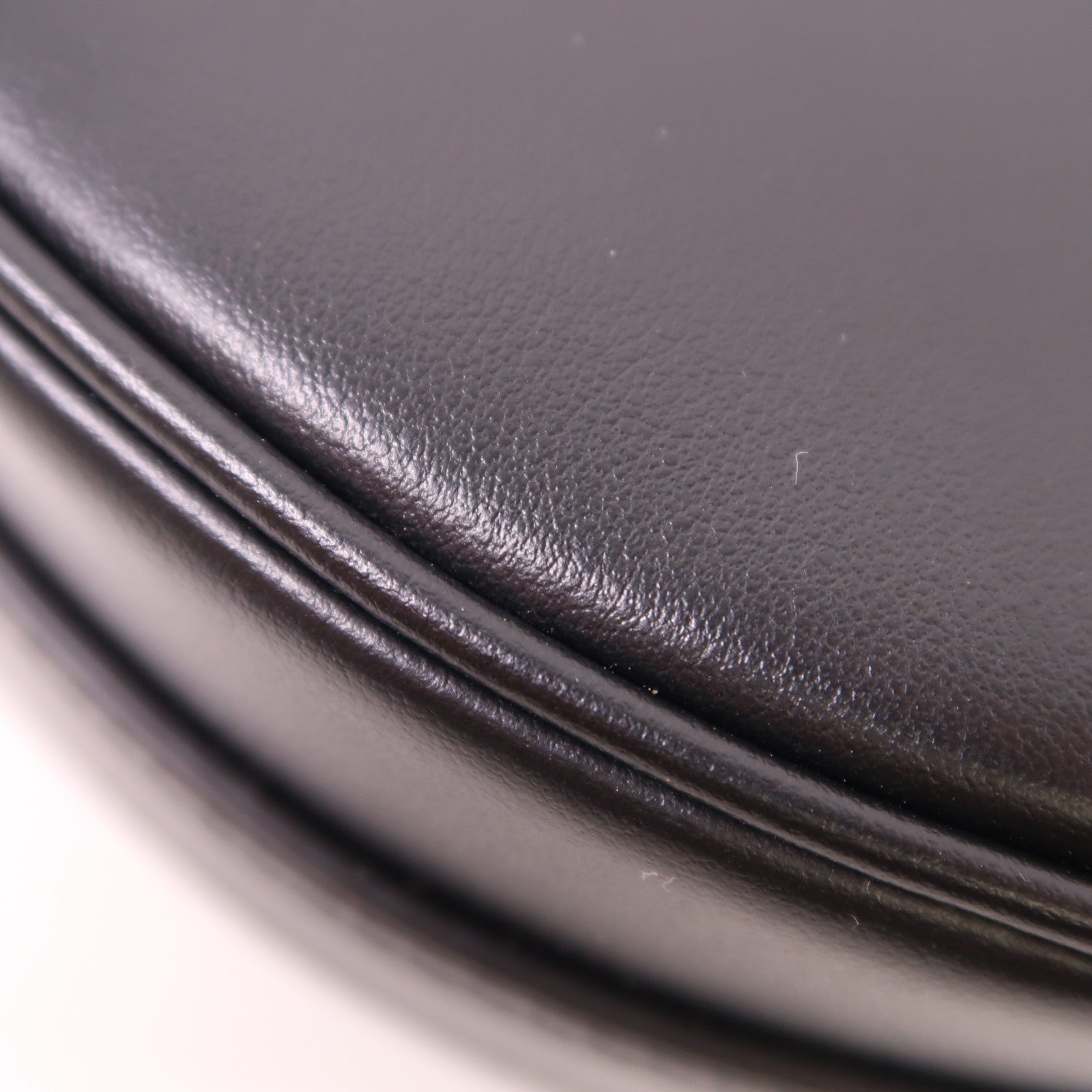 PRADA GHW Arque Bag Shoulder Bag 1BC194 Calfskin Leather Black