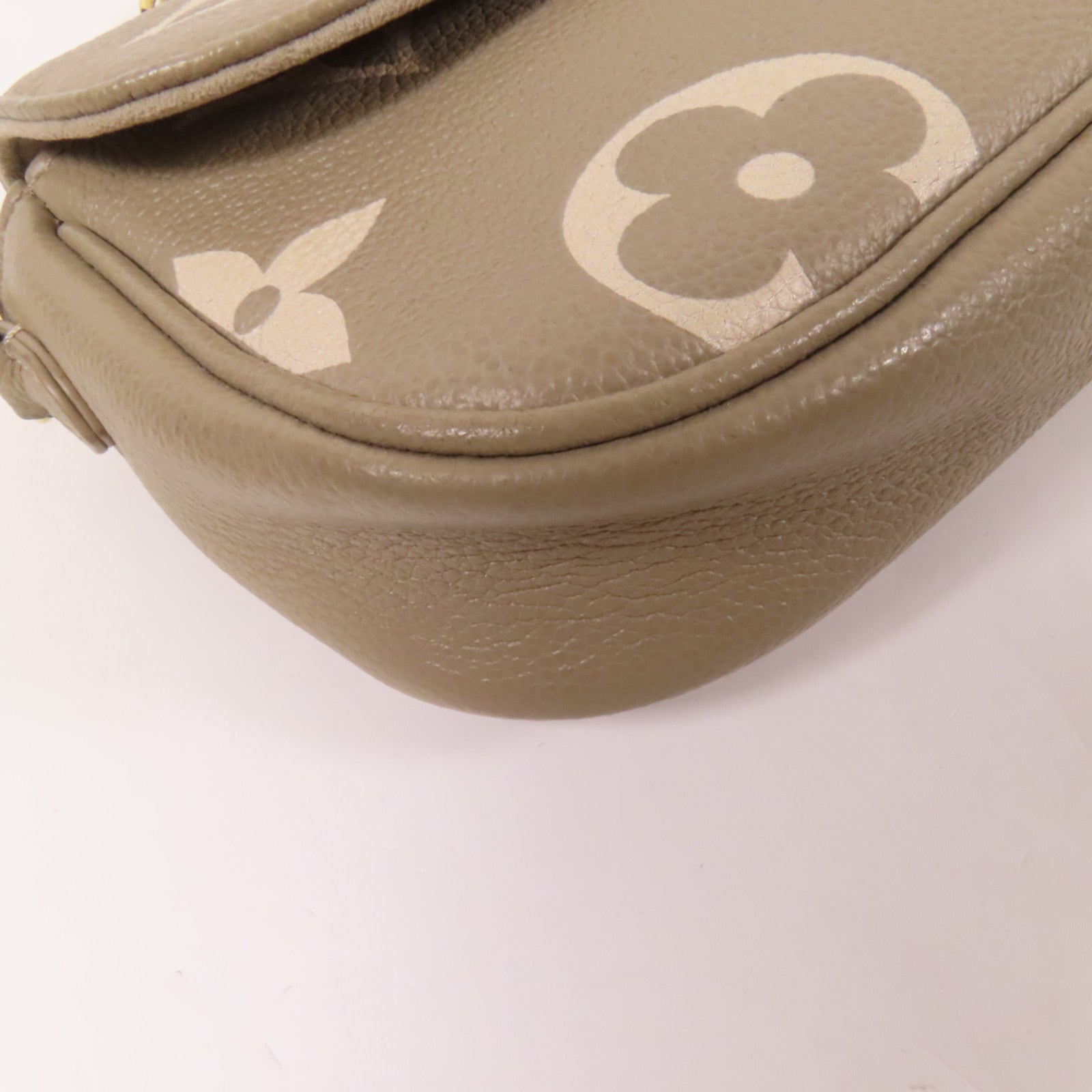 LOUIS VUITTON Monogram Empreinte Wallet On Chain Ivy金扣手挽肩背兩用袋