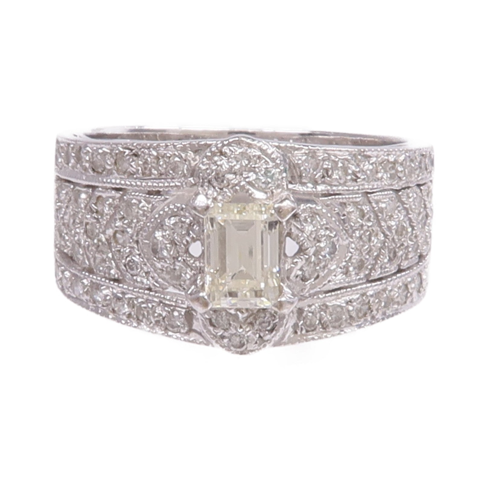JEWELRY 【激減優惠】18K白金Diamond Ring鑽石戒指US#5.25