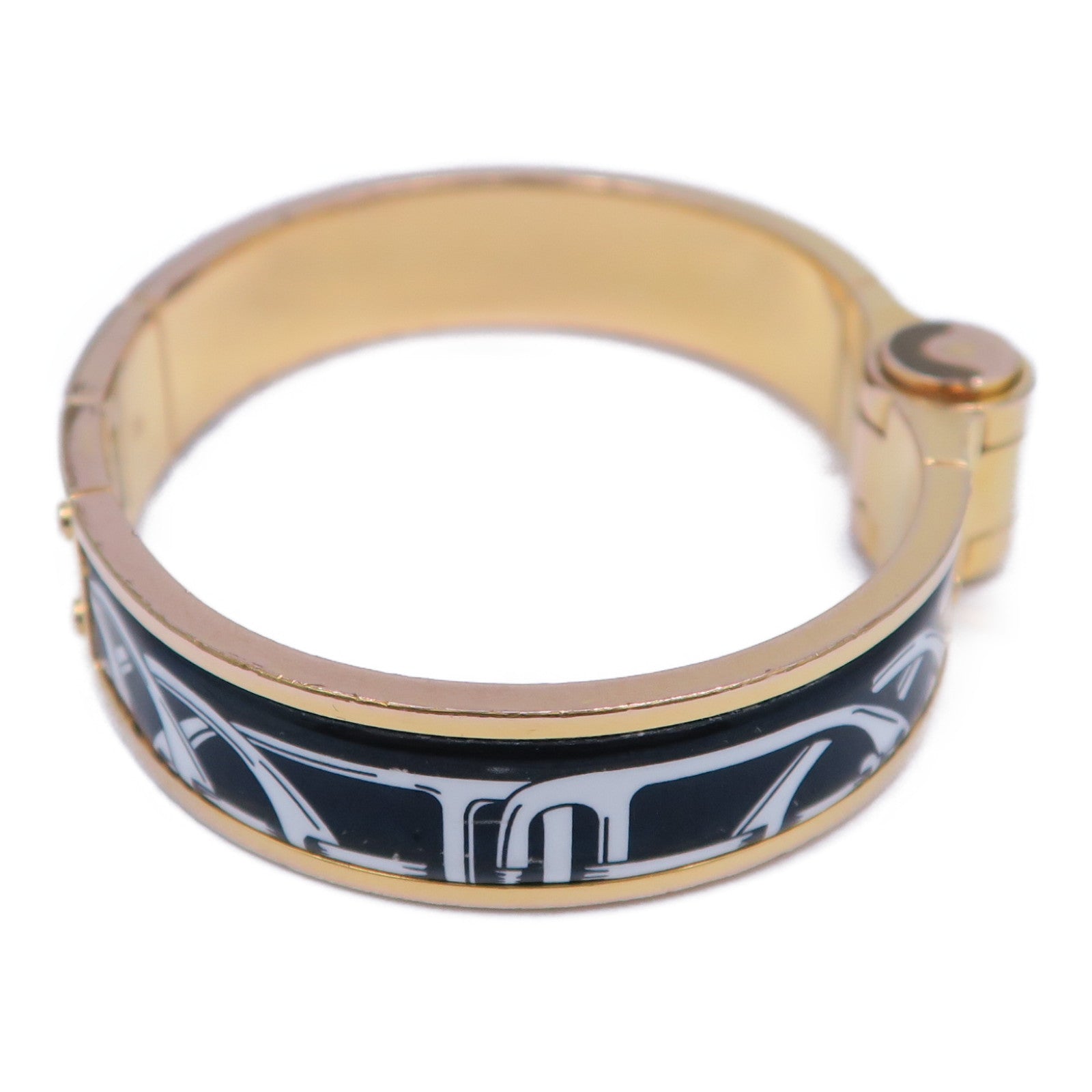HERMES 【激減優惠】金屬Bangle手鐲金色/黑色/白色