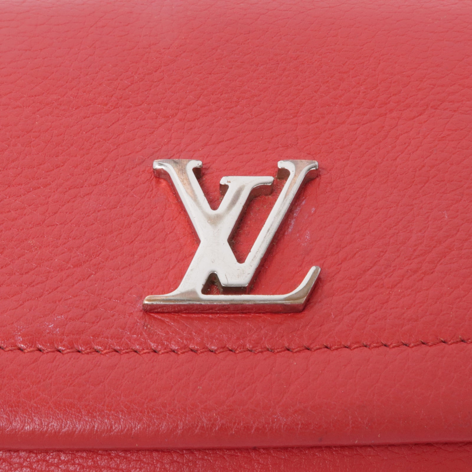 LOUIS VUITTON LV SHW Lockme II Wallet M64308 Calfskin Leather