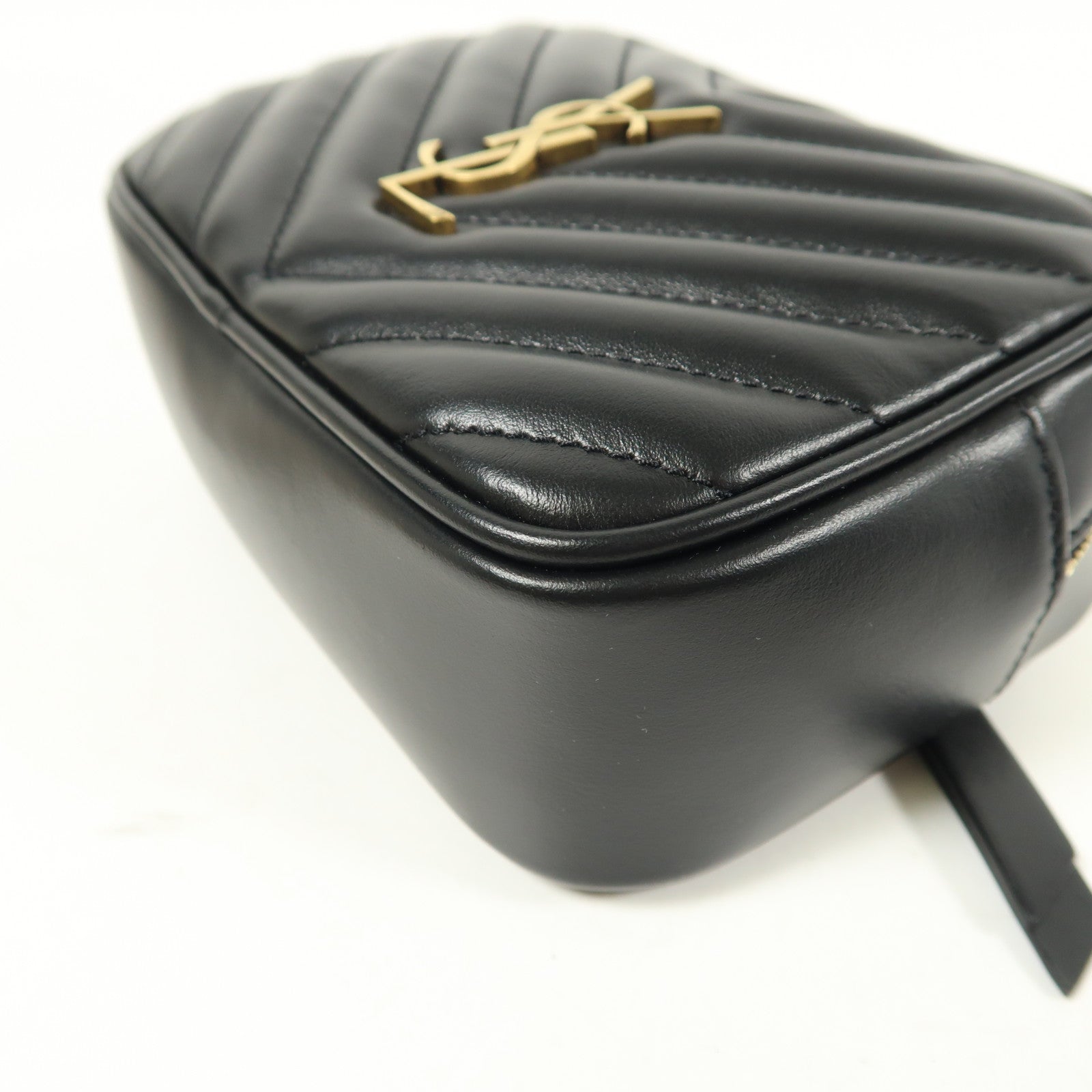 YVES SAINT LAURENT 牛皮皮革Lou Waist Bag金扣腰包