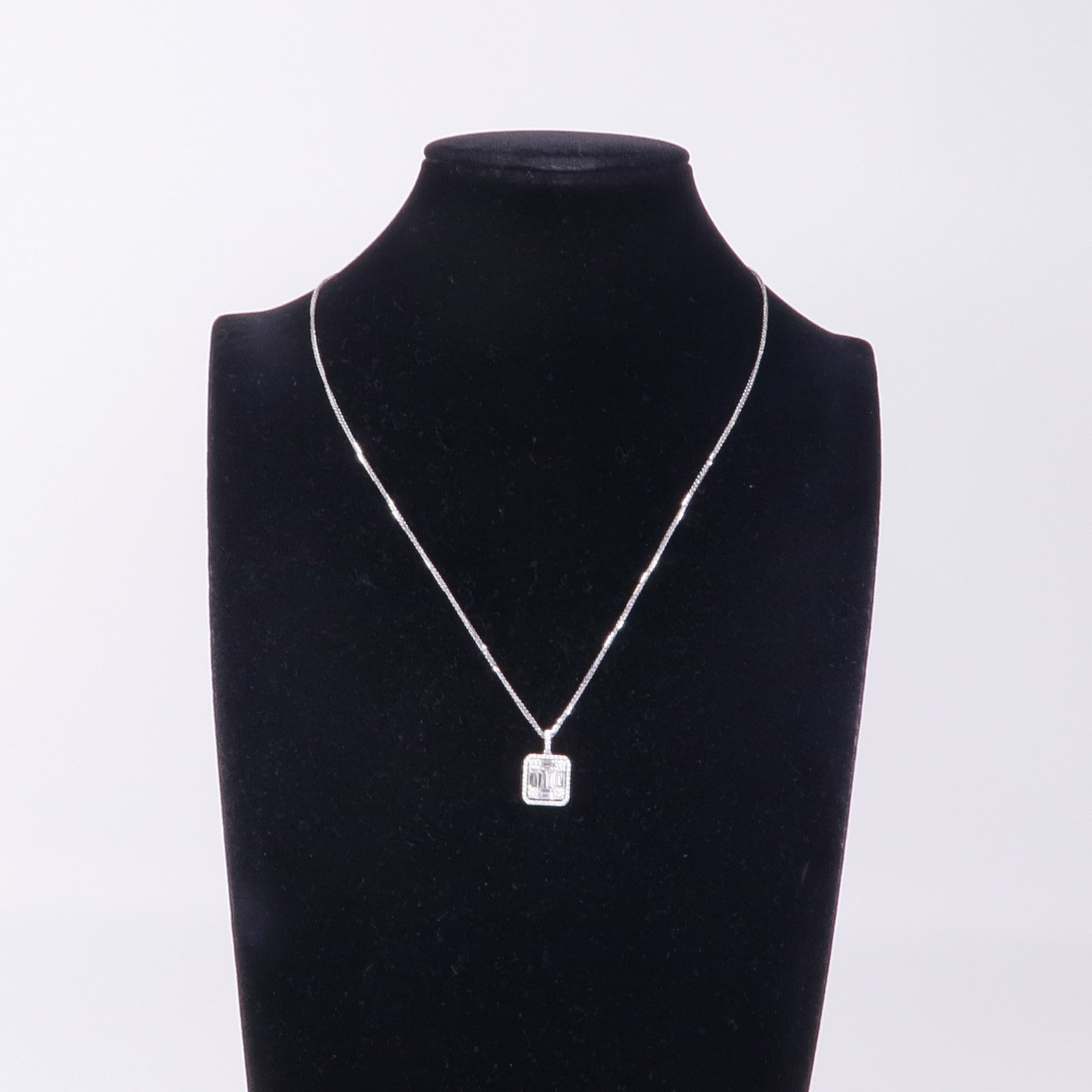 JEWELRY 18K白金Diamond Necklace鑽石項鍊
