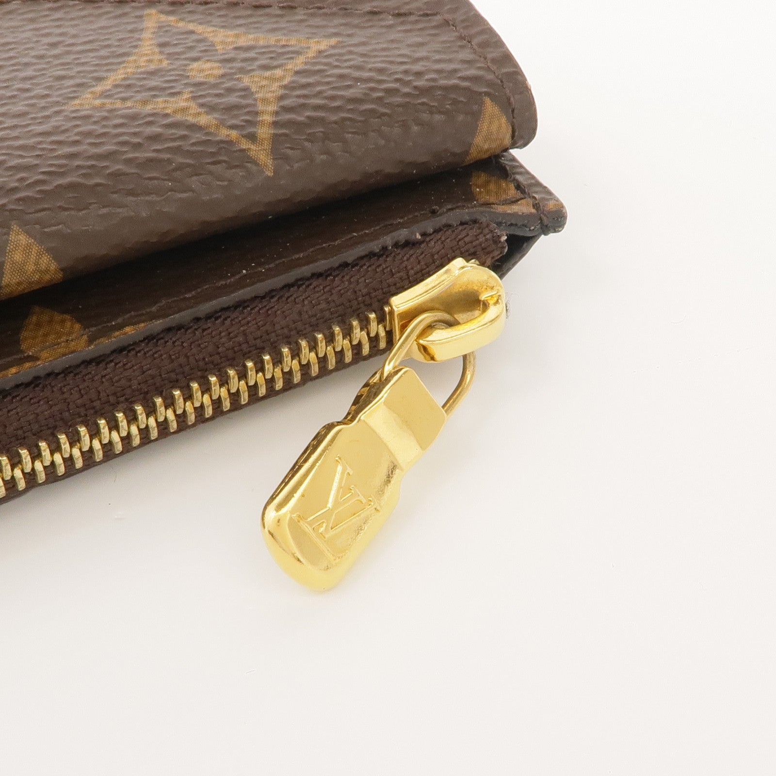 LOUIS VUITTON Monogram Recto Verso Card Case金扣卡片套