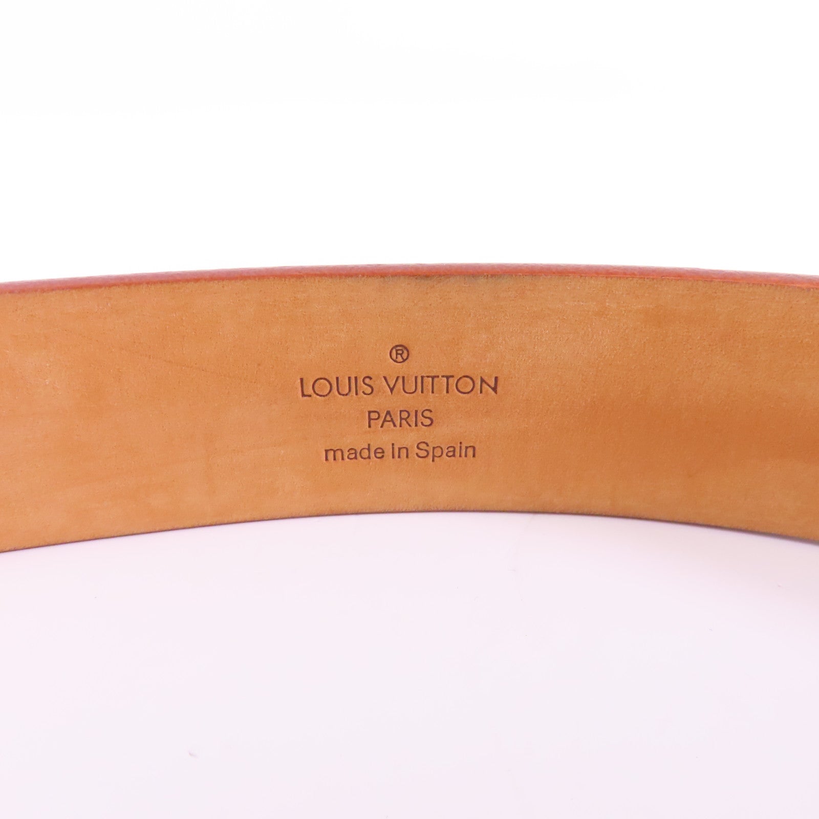 LOUIS VUITTON Monogram Multicolore Ceinture Carre Belt 80cm金扣皮帶白色/彩色