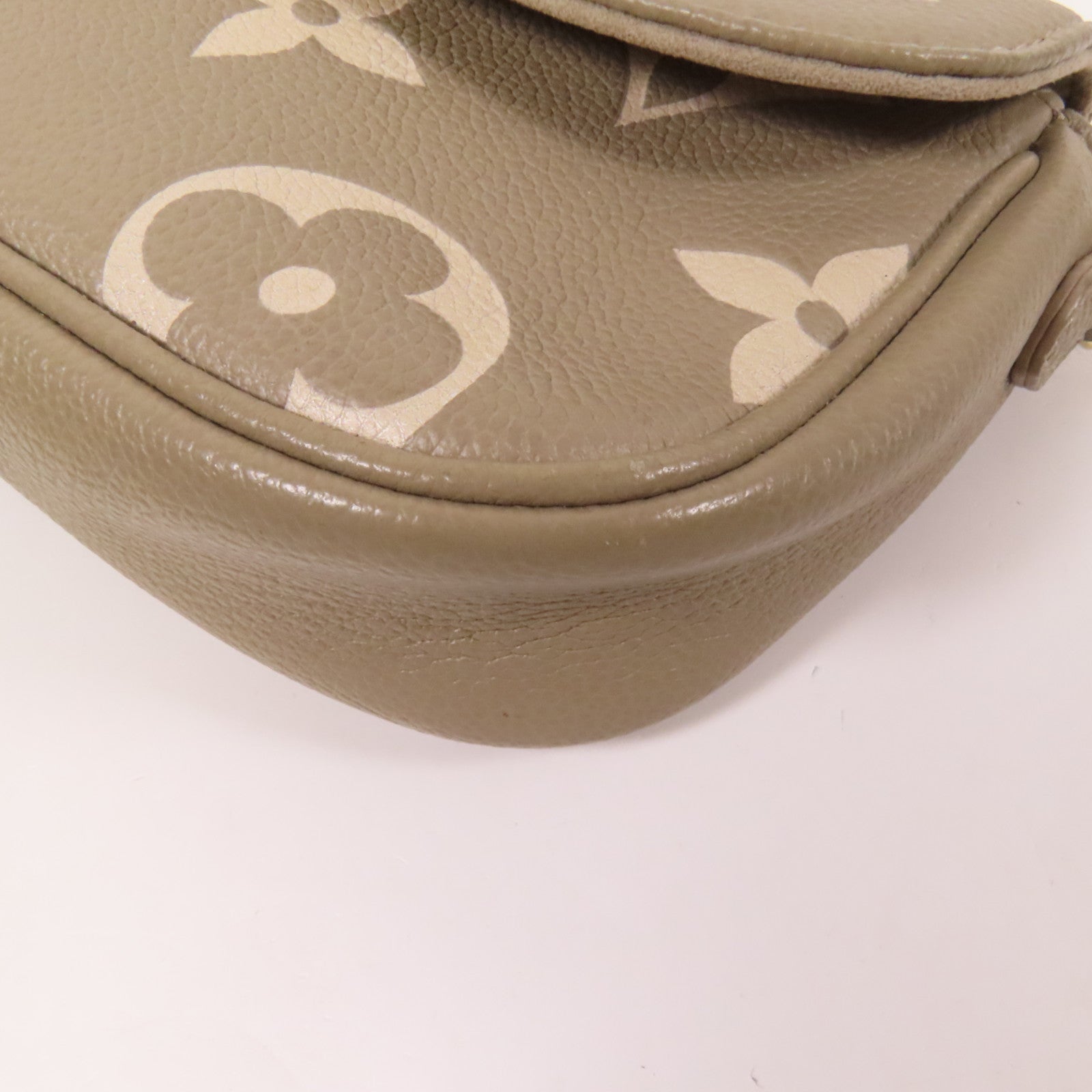 LOUIS VUITTON Monogram Empreinte Wallet On Chain Ivy金扣手挽肩背兩用袋