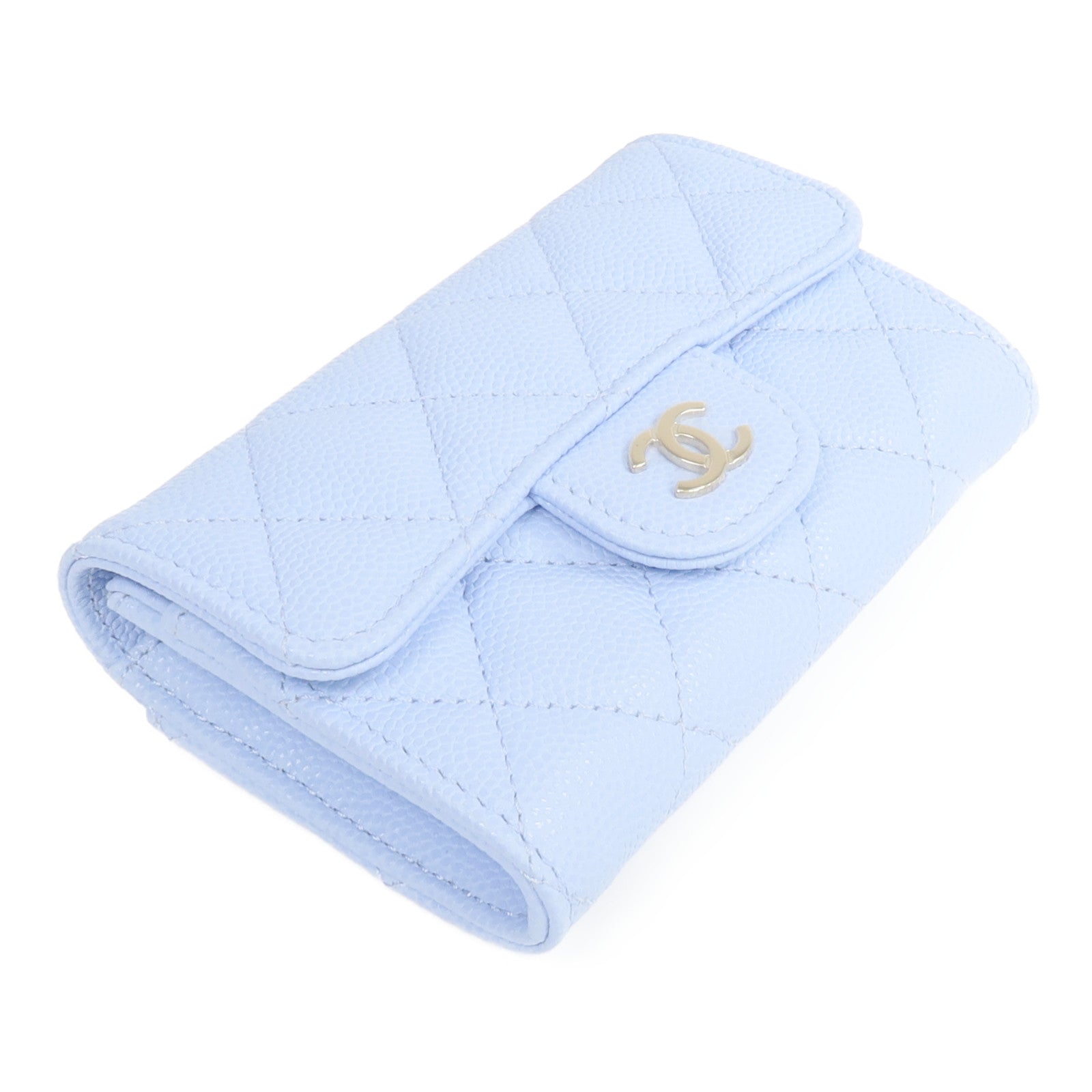 CHANEL 牛皮皮革Card Case金扣卡片套