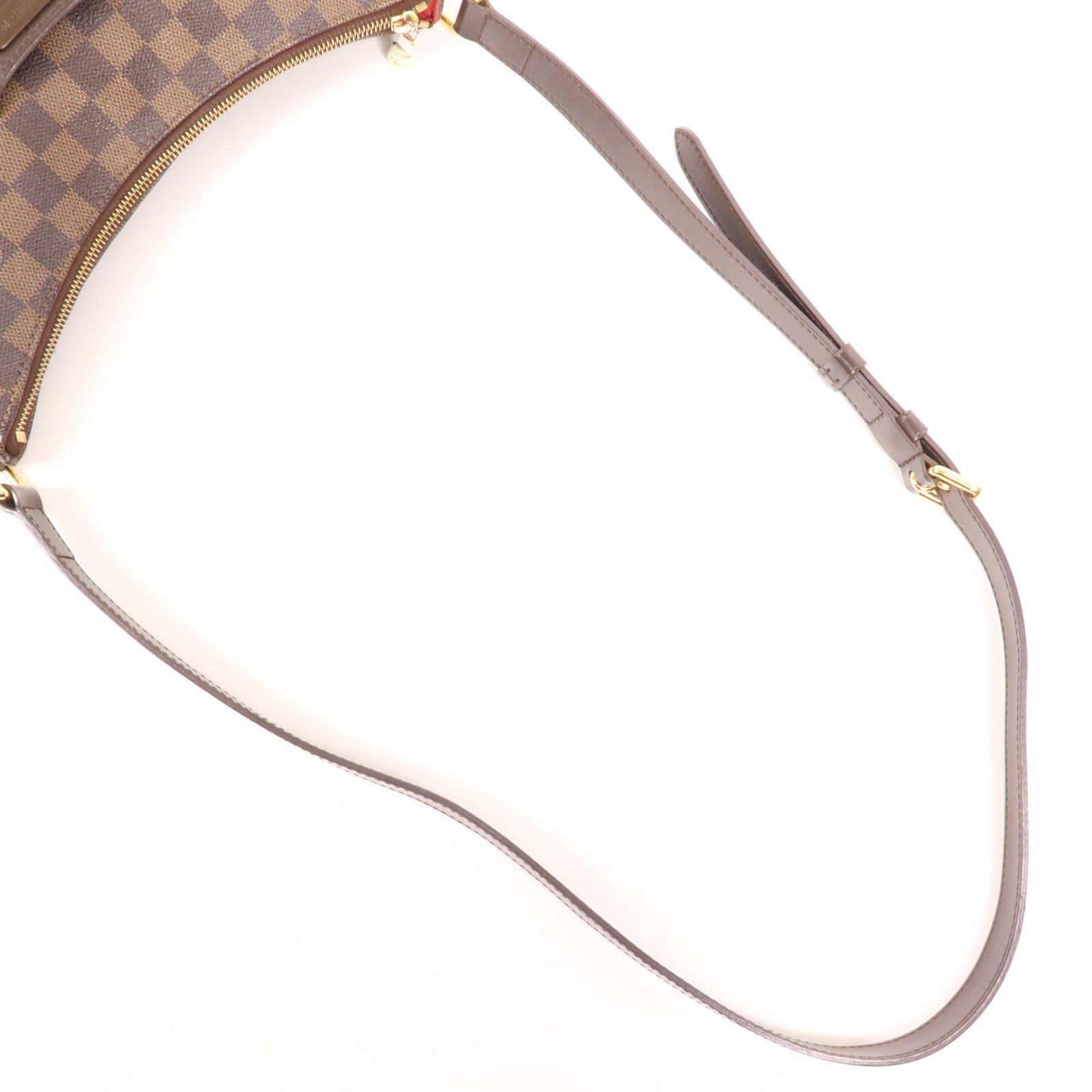 LOUIS VUITTON Damier Bloomsbury PM金扣肩背袋