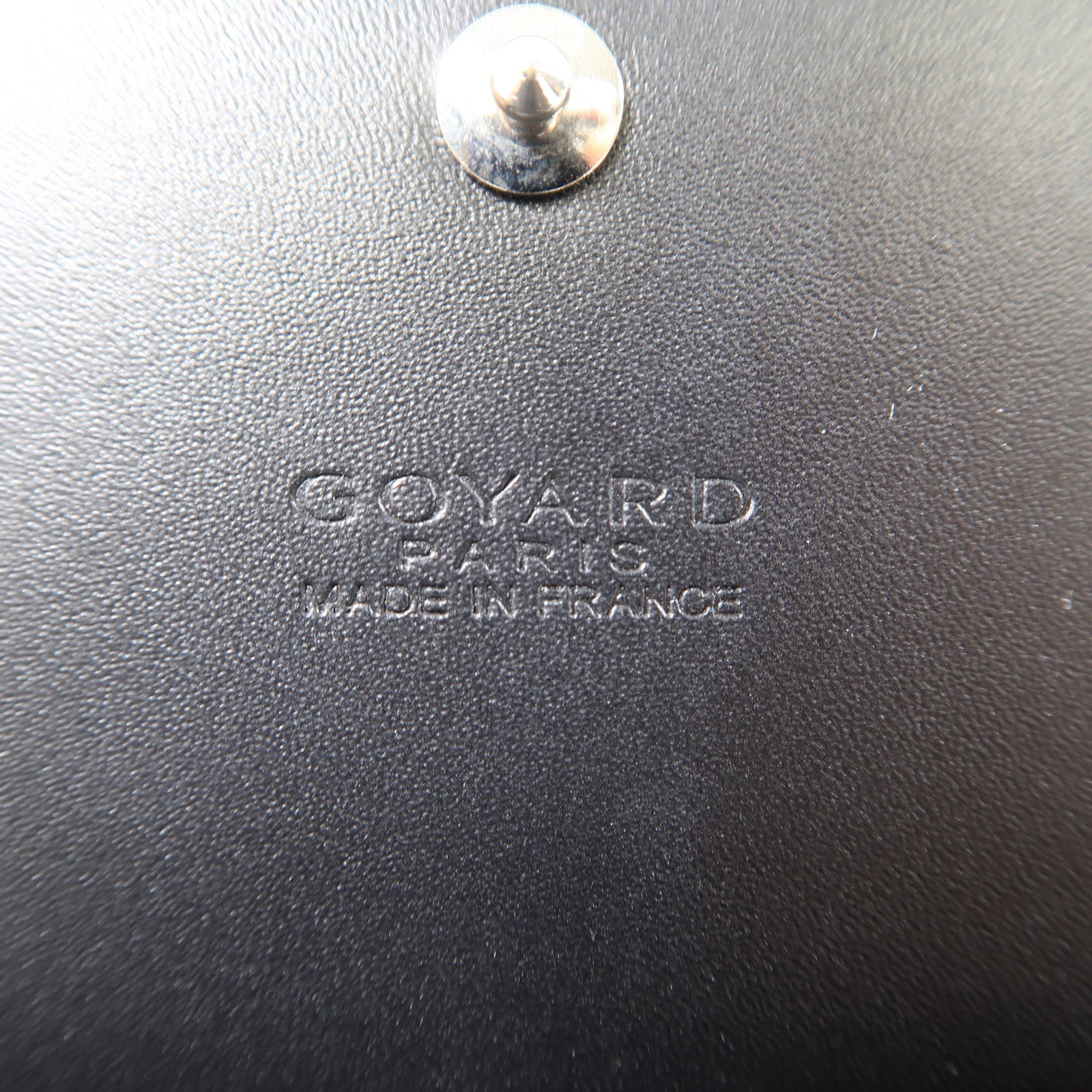 GOYARD 塗層帆布Varenne Continental銀扣肩背袋黑色/啡色