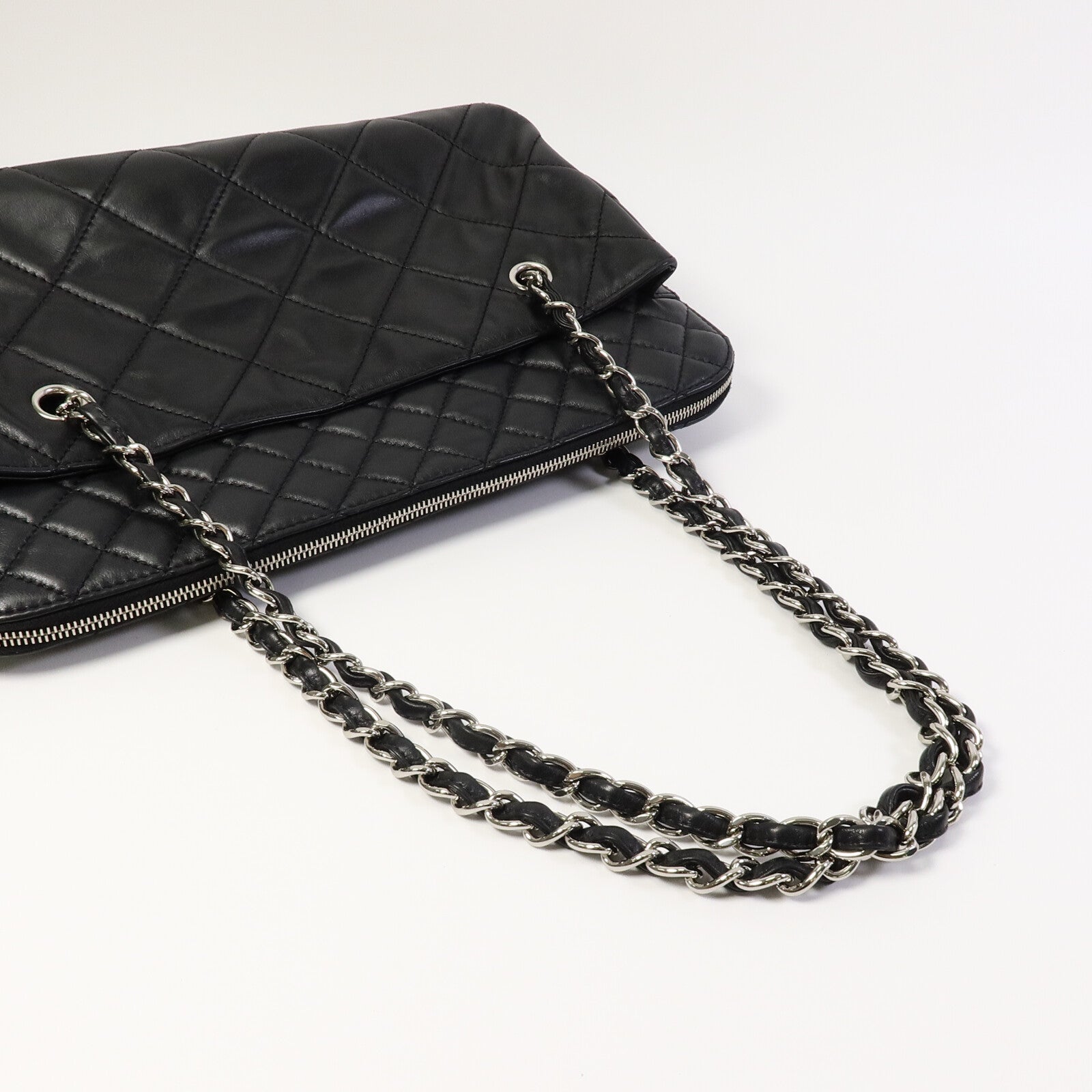 CHANEL 牛皮皮革Chain Shoulder鏈帶肩背袋