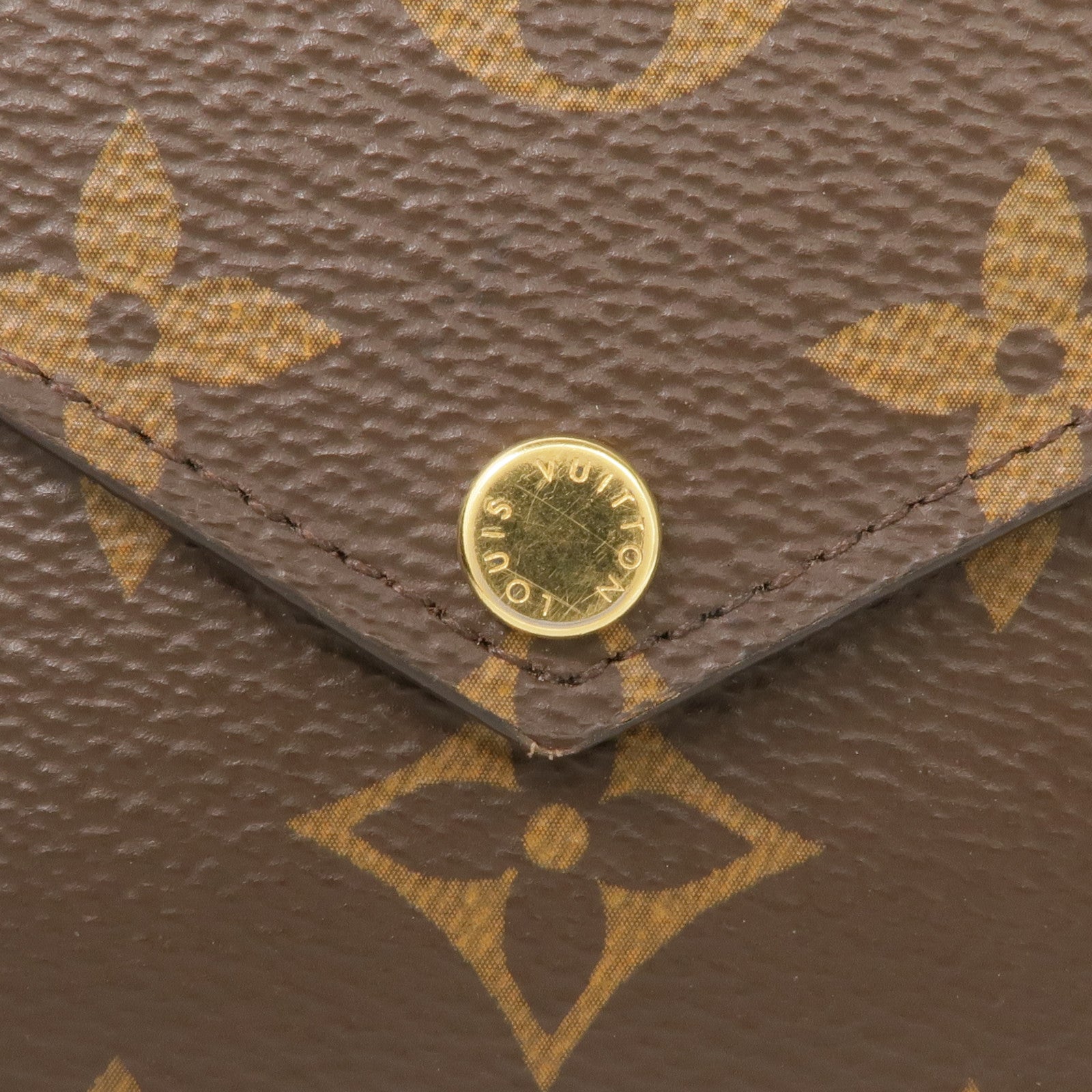 LOUIS VUITTON Monogram Recto Verso Card Case金扣卡片套