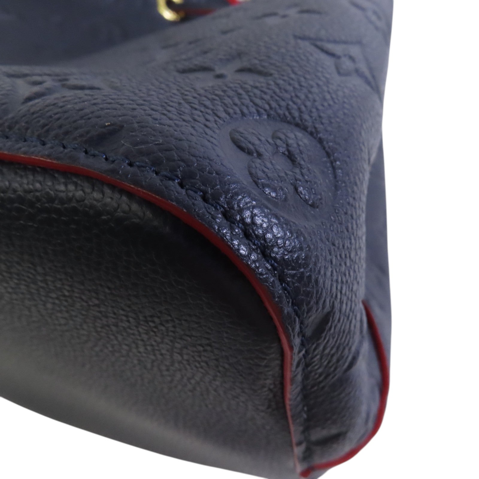 LOUIS VUITTON Monogram Empreinte Neo Noe MM金扣手挽肩背兩用袋
