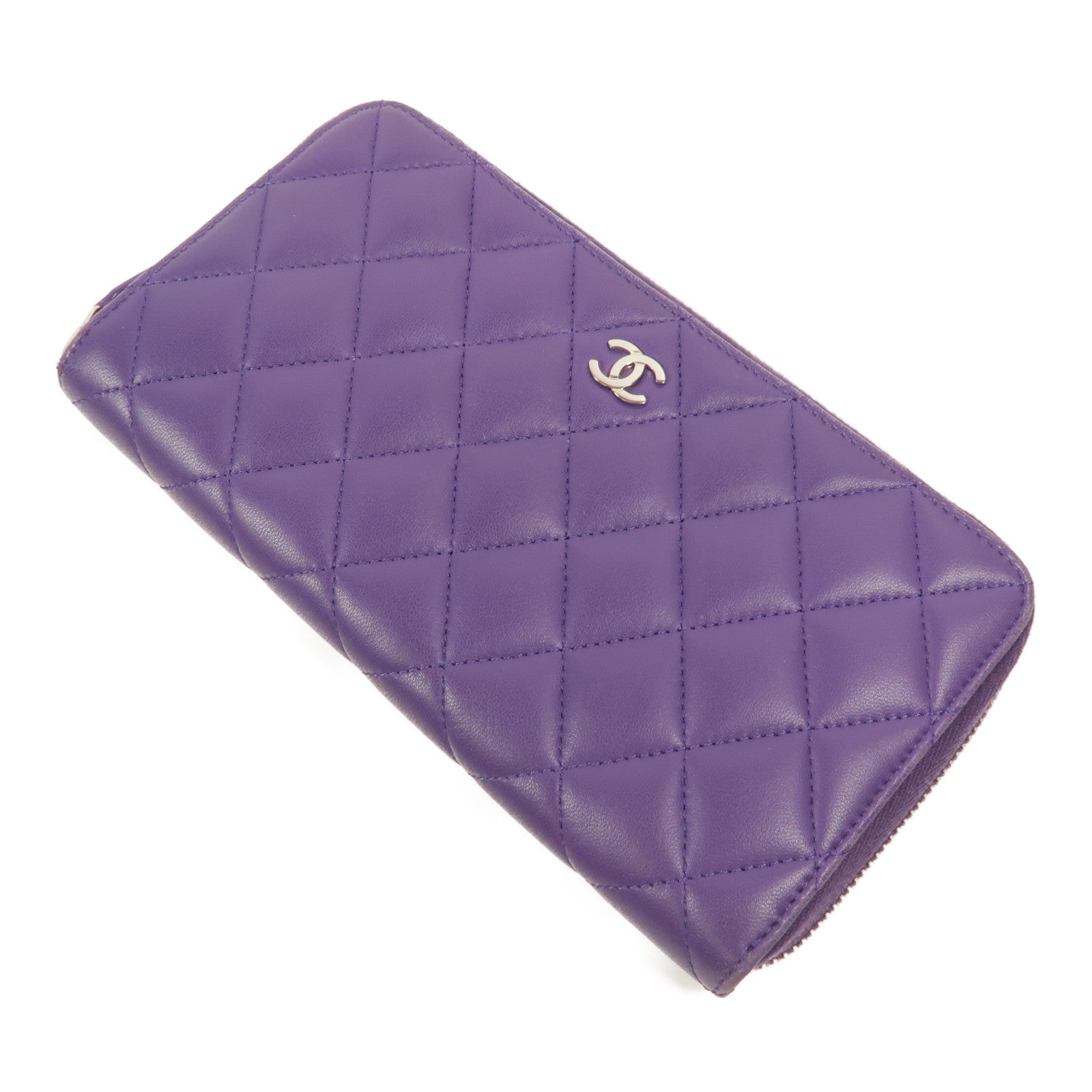 CHANEL 羊皮皮革Classic Long Zipped Wallet長錢包
