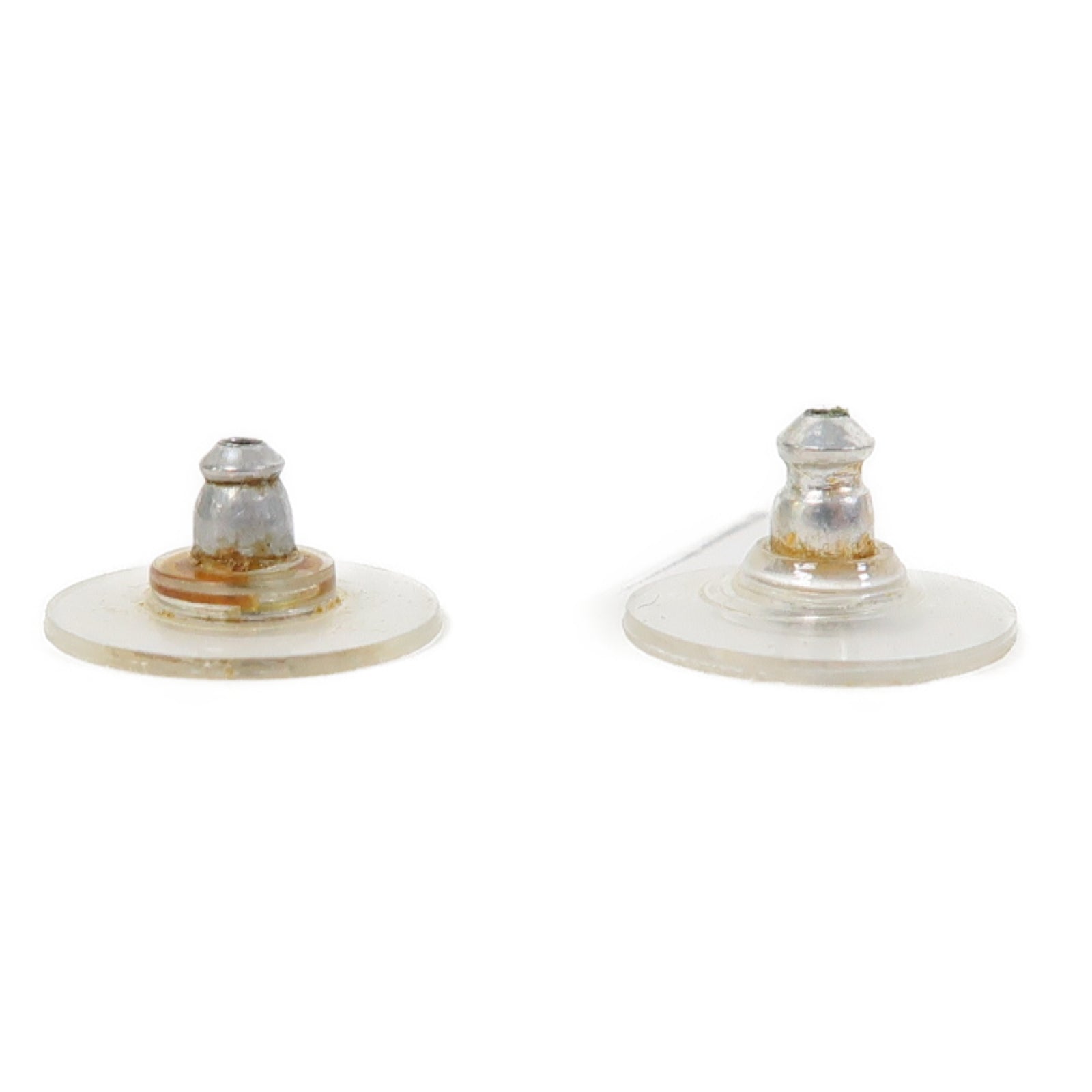 CHANEL 金屬CC Logo Earrings耳環銀色