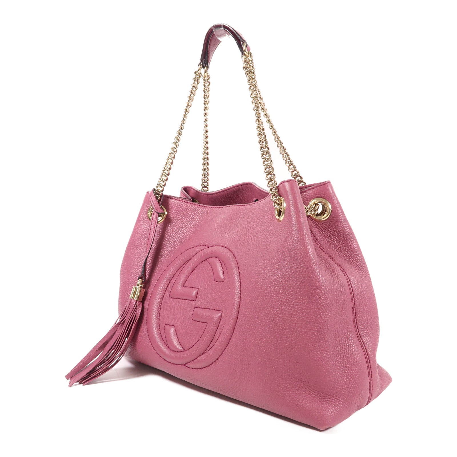 GUCCI 牛皮皮革Shoulder Bag金扣肩背袋