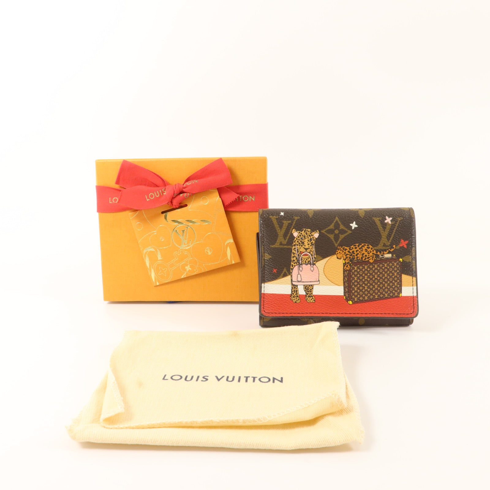 LOUIS VUITTON Monogram Portefeuille Victorine金扣錢包