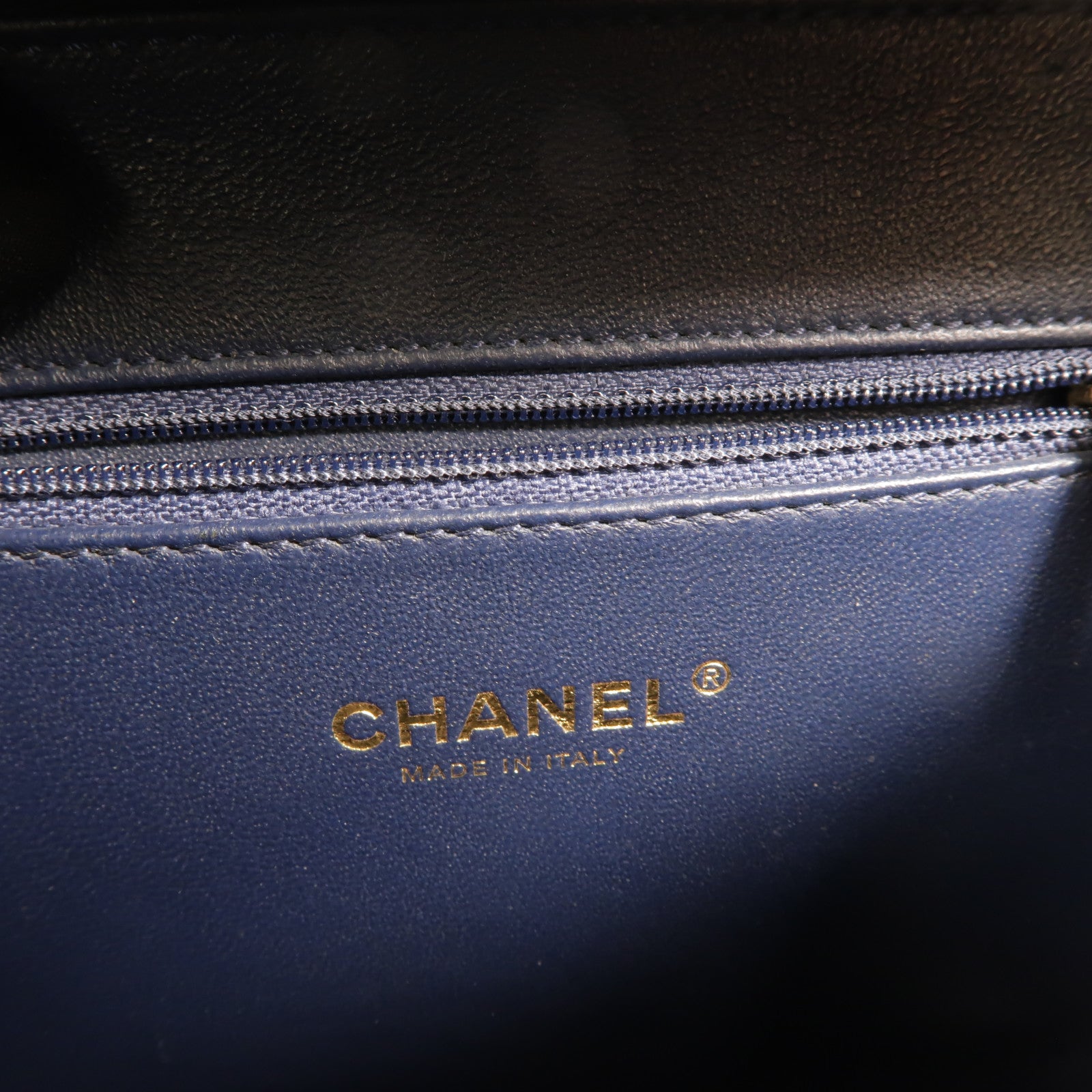 CHANEL 牛皮皮革Filigree Vanity Case手挽肩背兩用袋