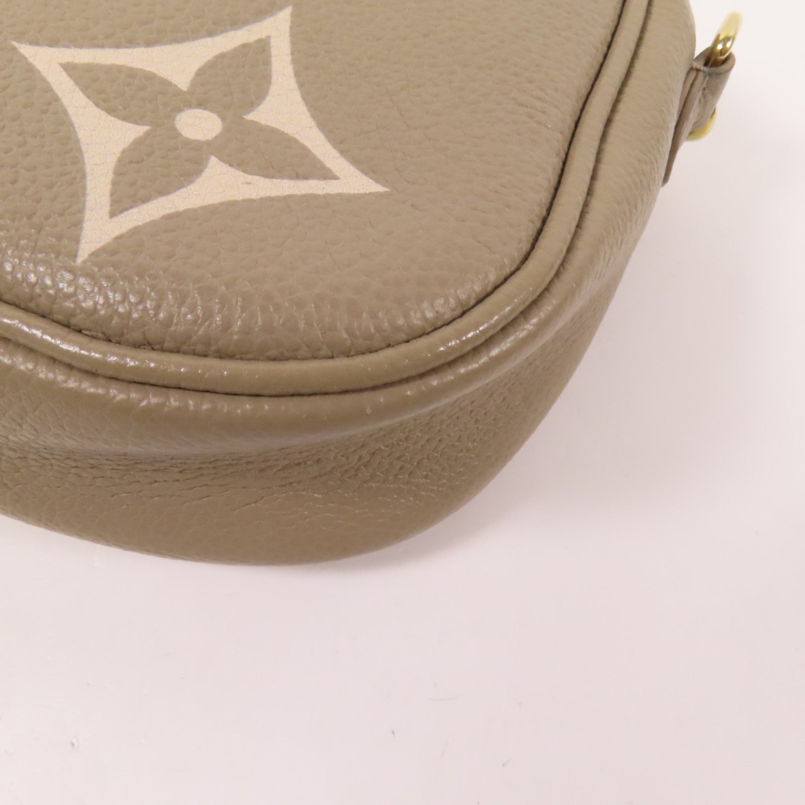 LOUIS VUITTON Monogram Empreinte Wallet On Chain Ivy金扣手挽肩背兩用袋