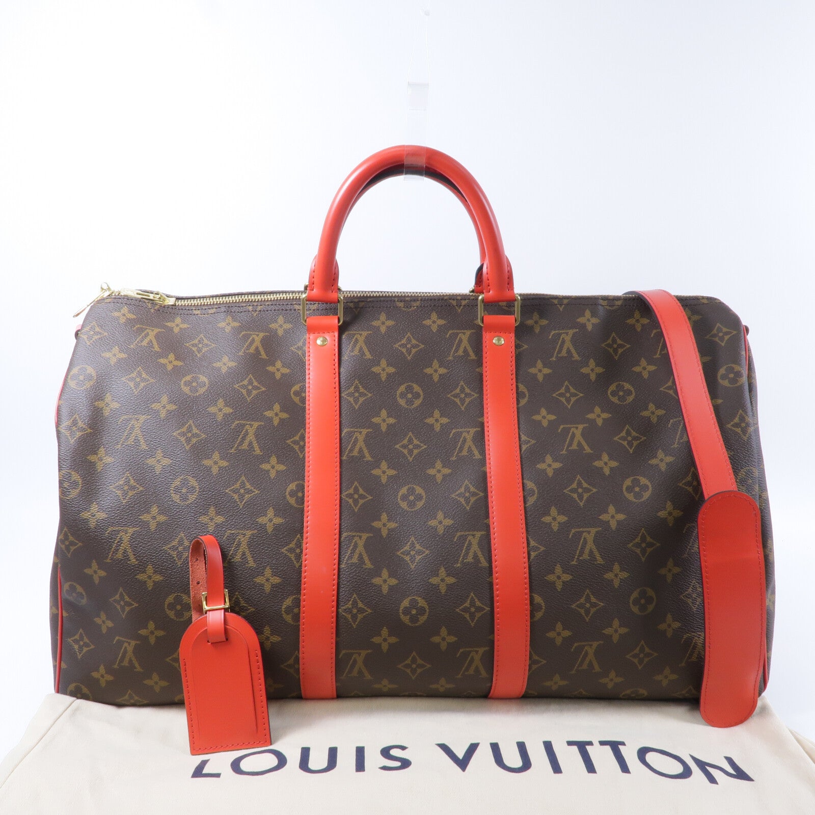 LOUIS VUITTON Monogram Keepall Bandouliere 50手挽肩背兩用袋