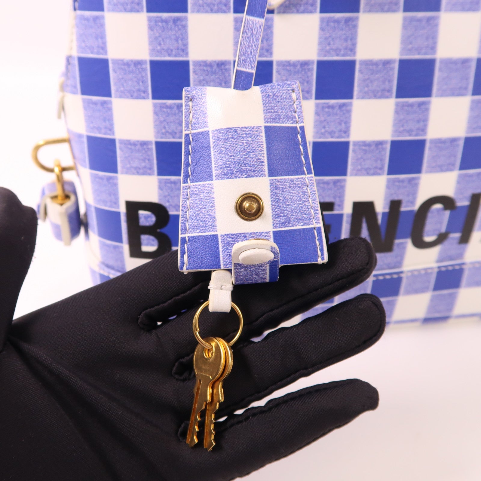 BALENCIAGA 牛皮皮革Ville Top Handle金扣手挽肩背兩用袋