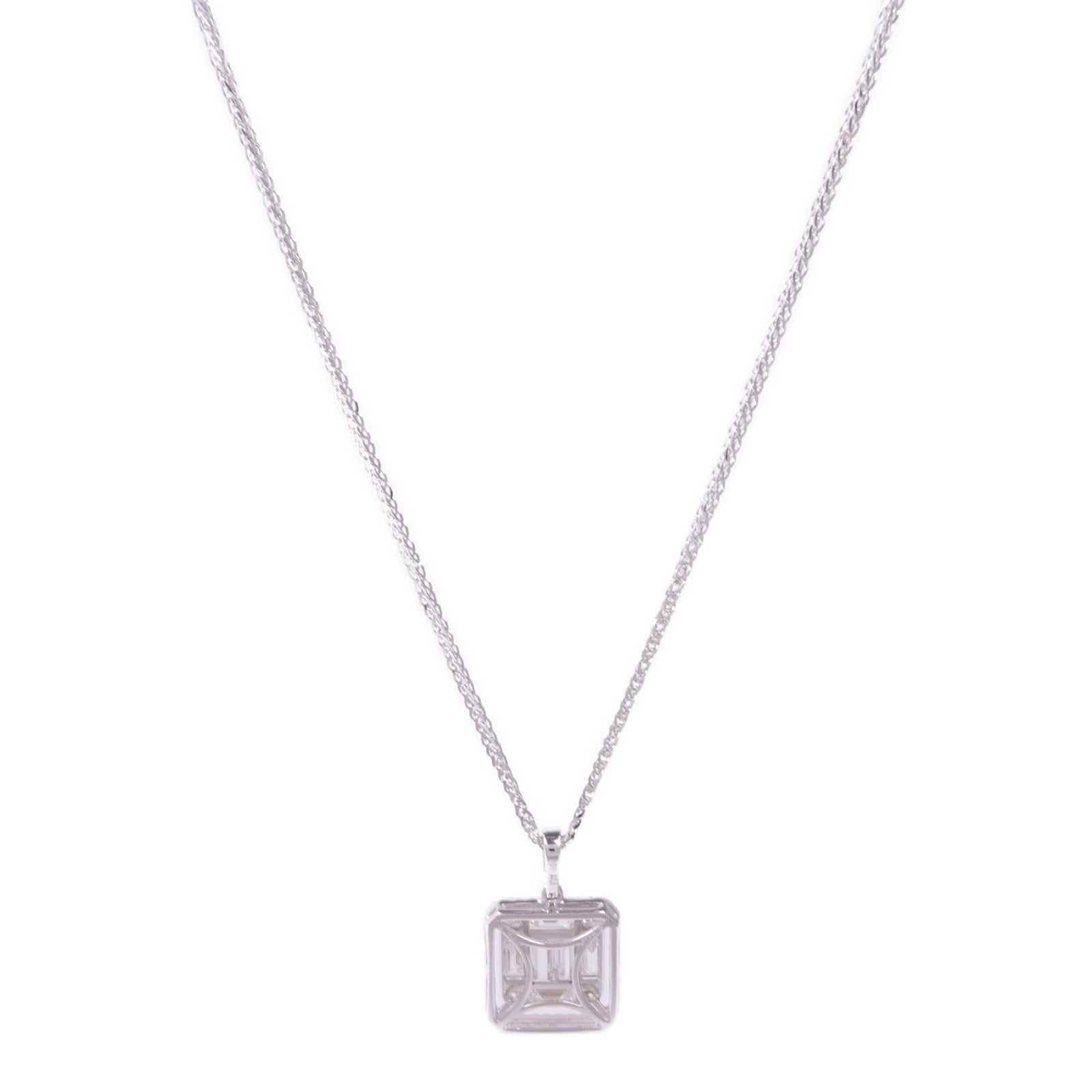 JEWELRY 18K白金Diamond Necklace鑽石項鍊