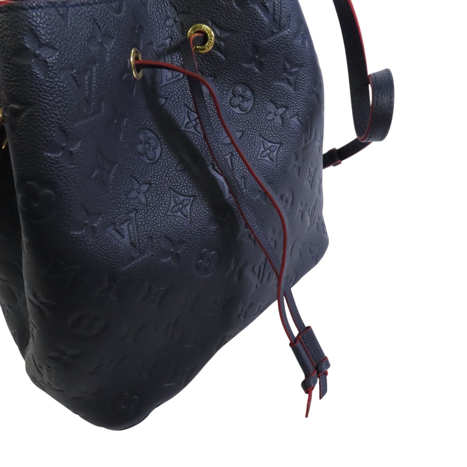 LOUIS VUITTON Monogram Empreinte Neo Noe MM金扣手挽肩背兩用袋