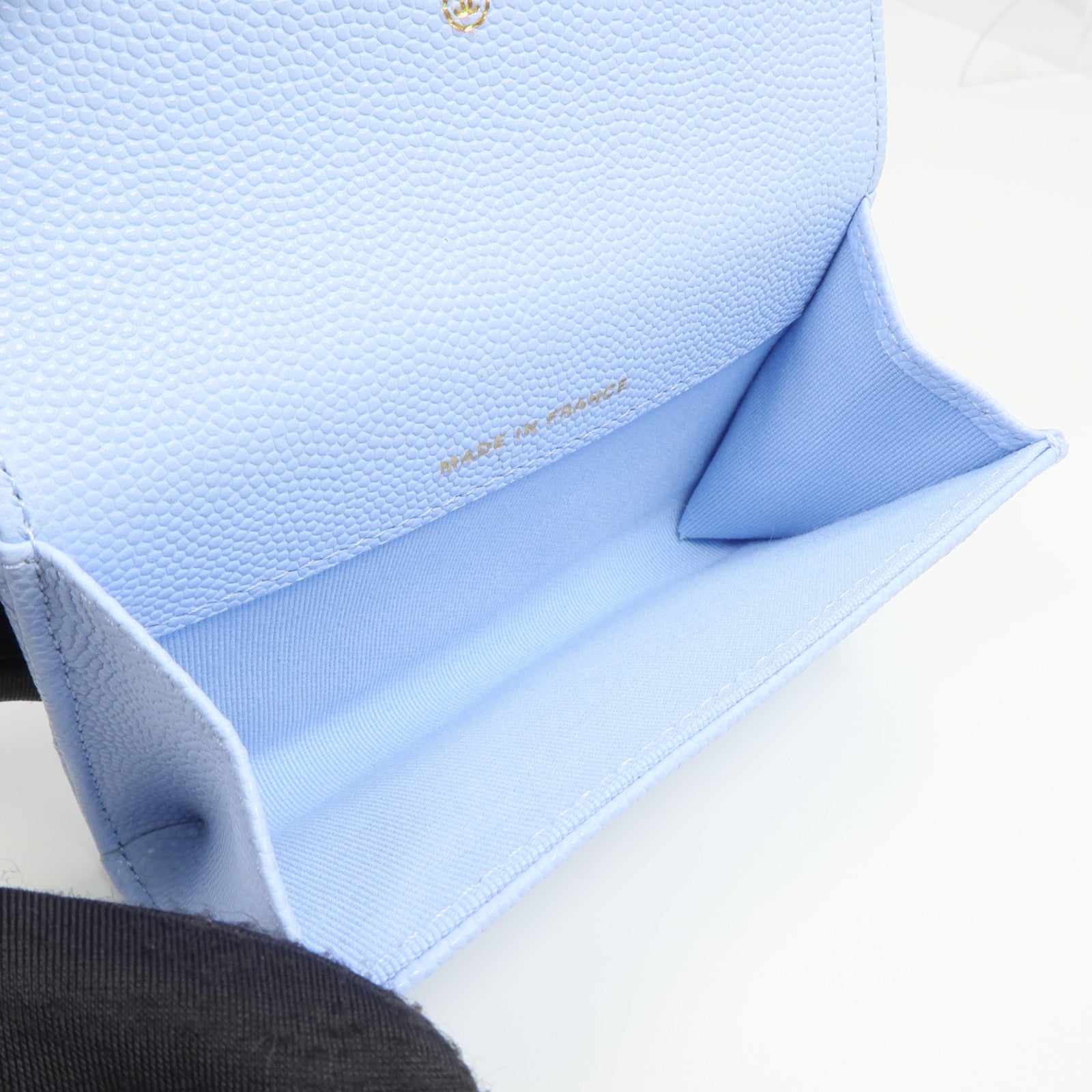 CHANEL 牛皮皮革Card Case金扣卡片套