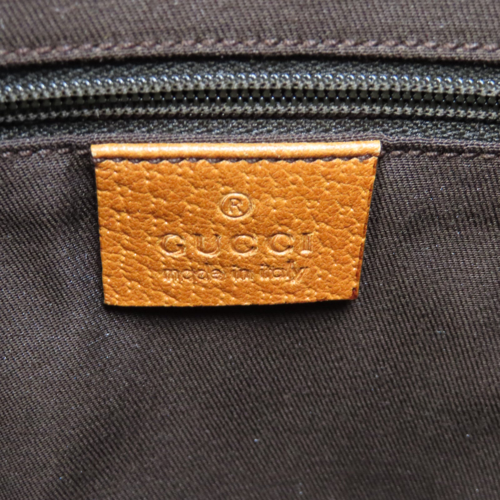 GUCCI 帆布Shoulder Bag金扣肩背袋啡色/米色