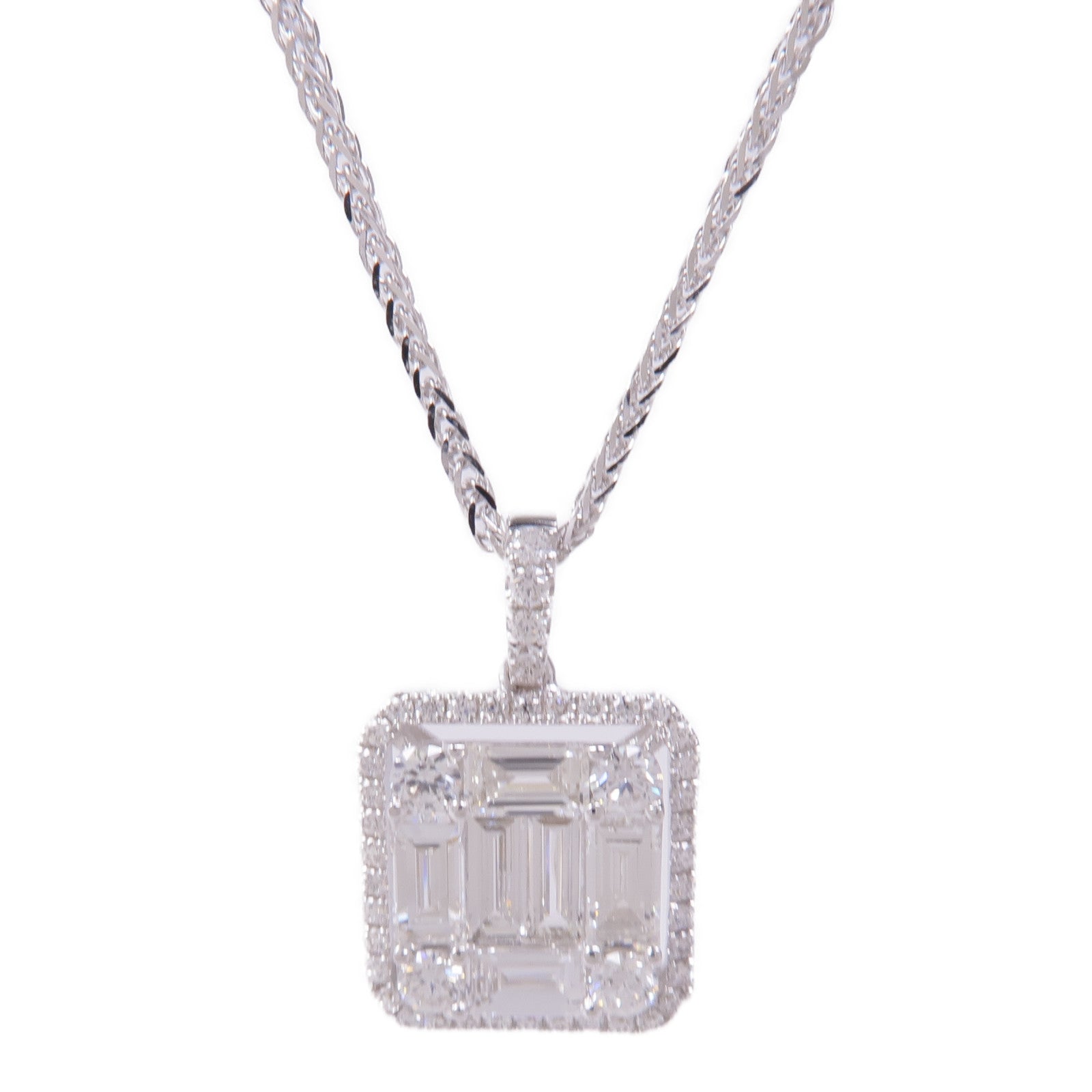 JEWELRY 18K白金Diamond Necklace鑽石項鍊