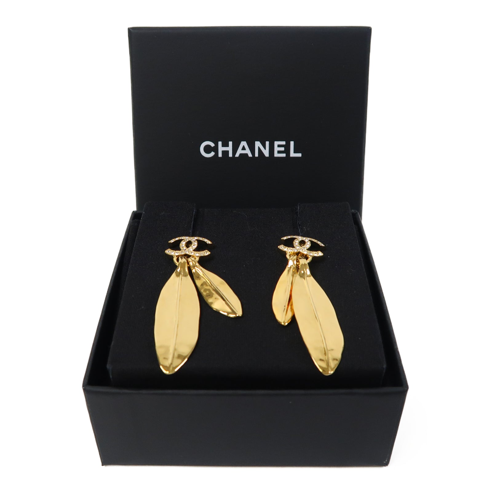 CHANEL 金屬Earrings耳環金色