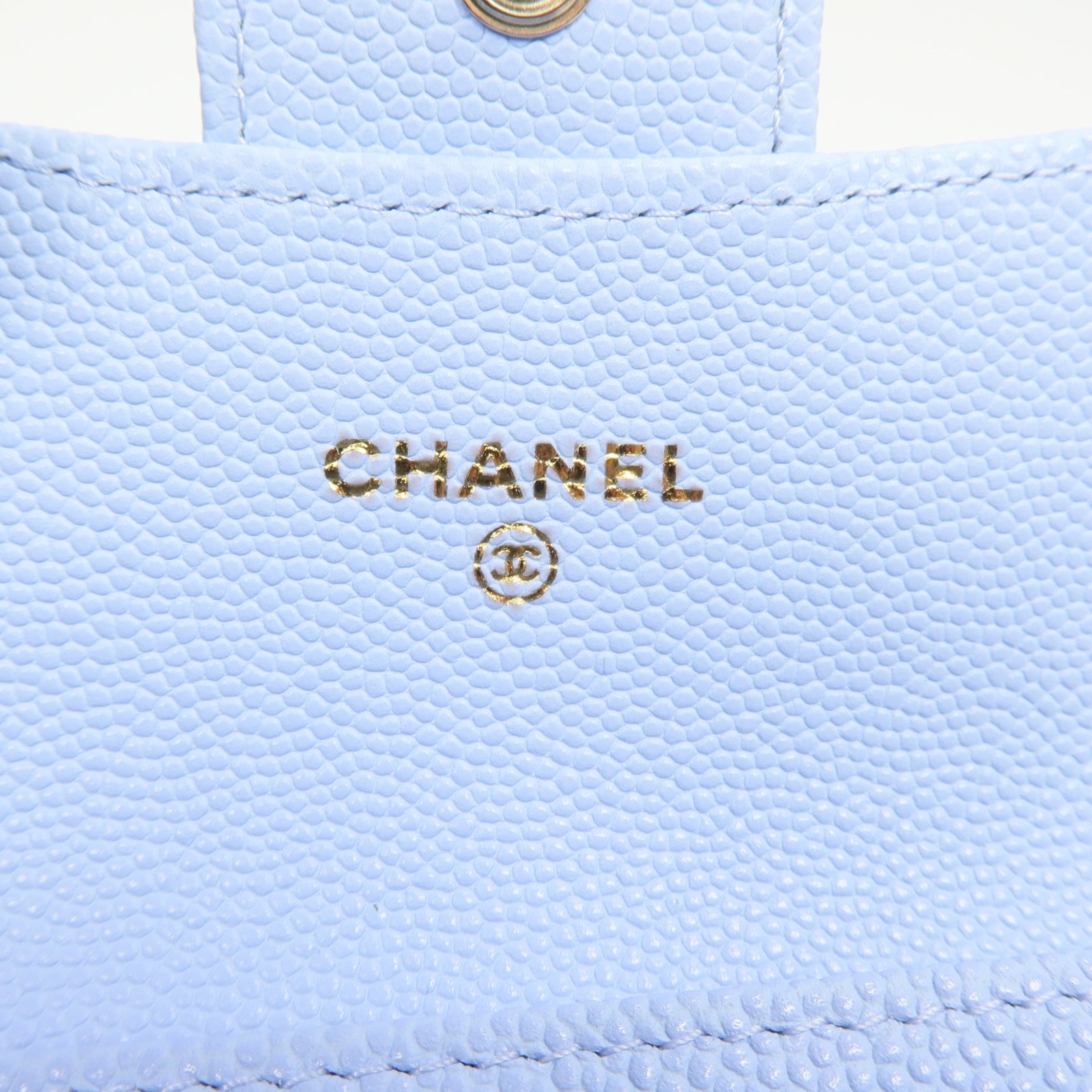 CHANEL 牛皮皮革Card Case金扣卡片套