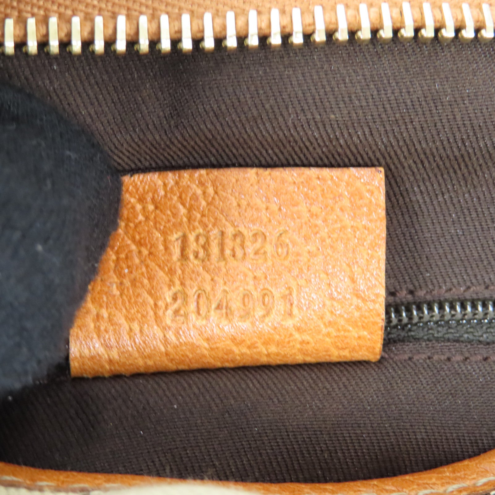 GUCCI 帆布Shoulder Bag金扣肩背袋啡色/米色