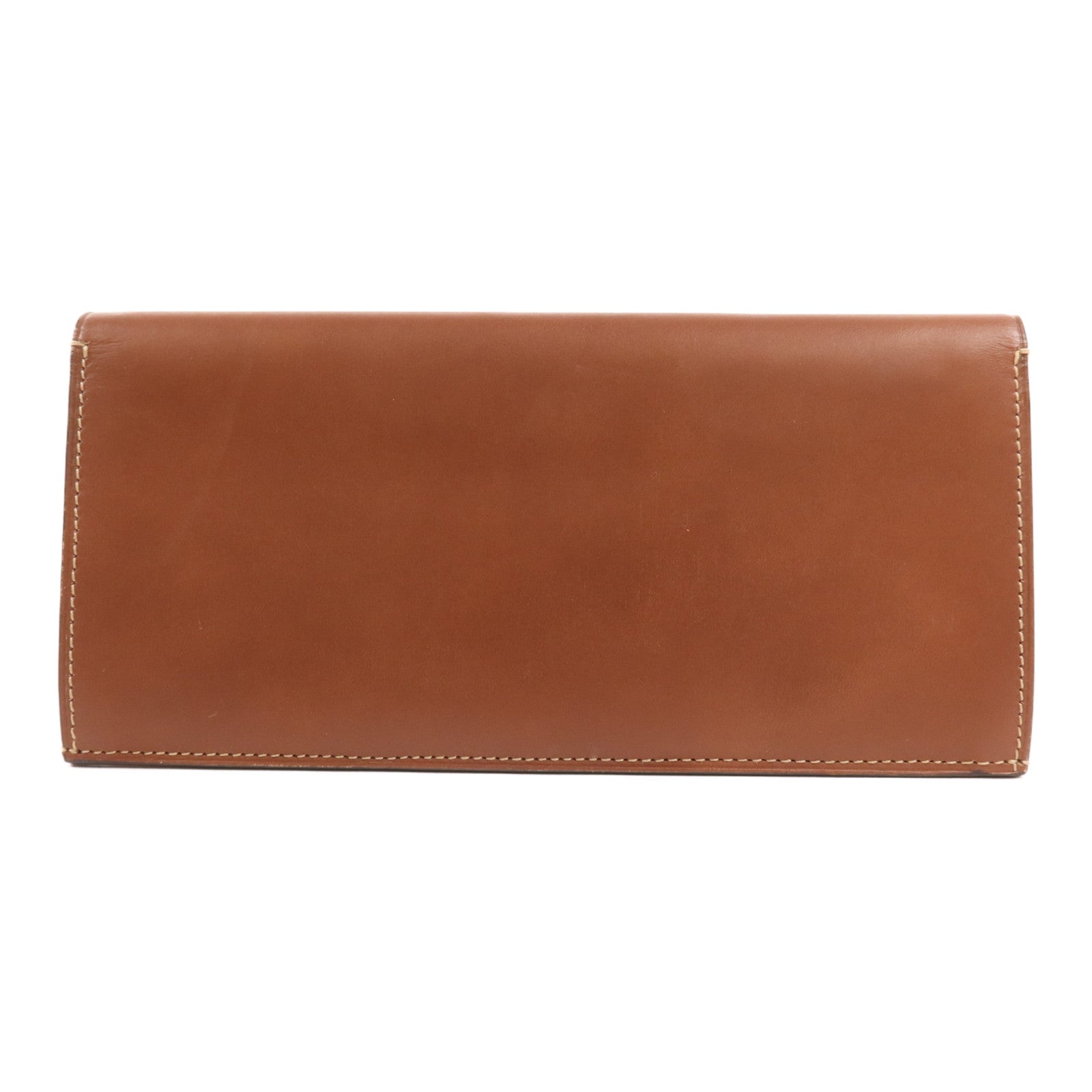 LOEWE 牛皮皮革Wallet銀扣長錢包