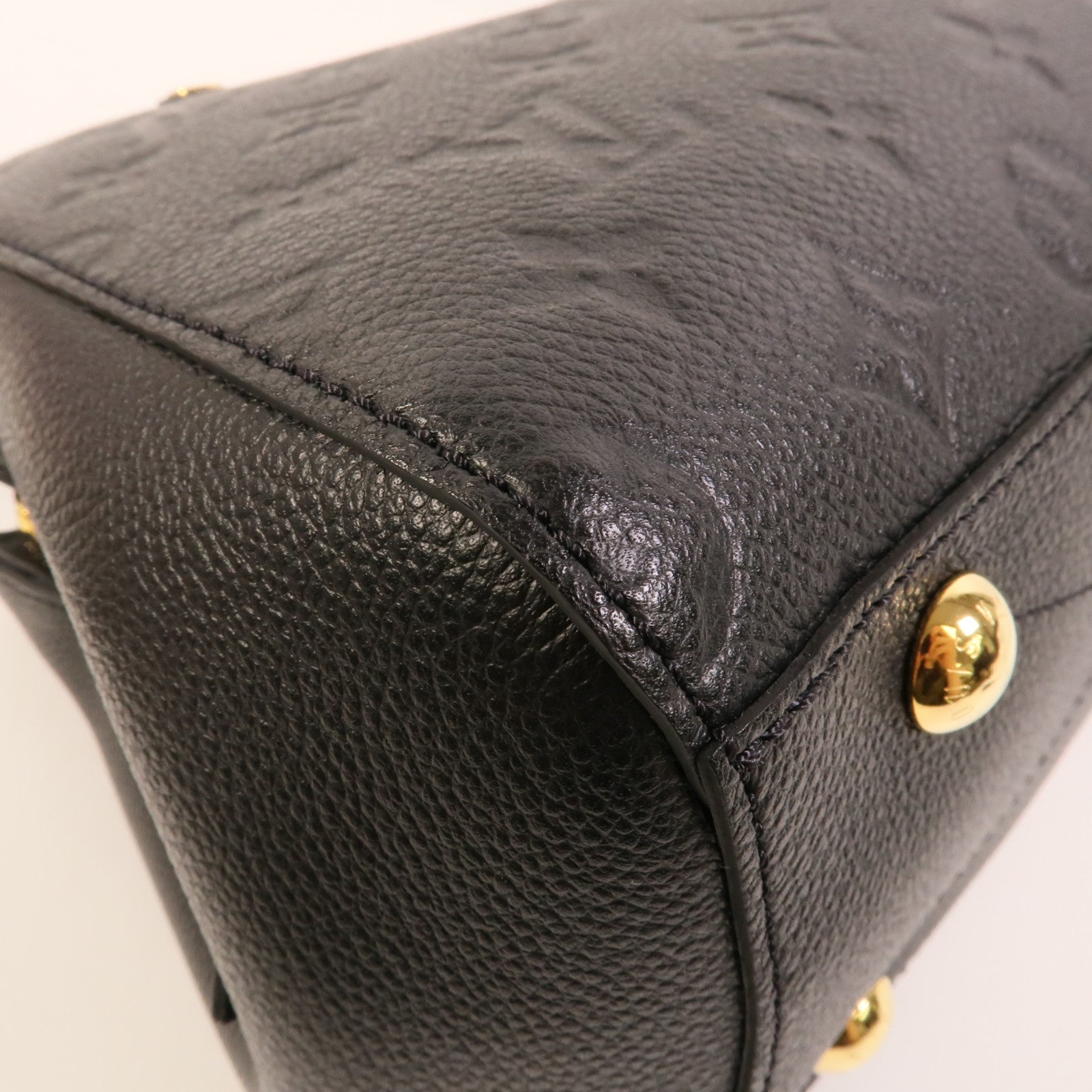 LOUIS VUITTON Monogram Empreinte Montaigne BB手挽肩背兩用袋