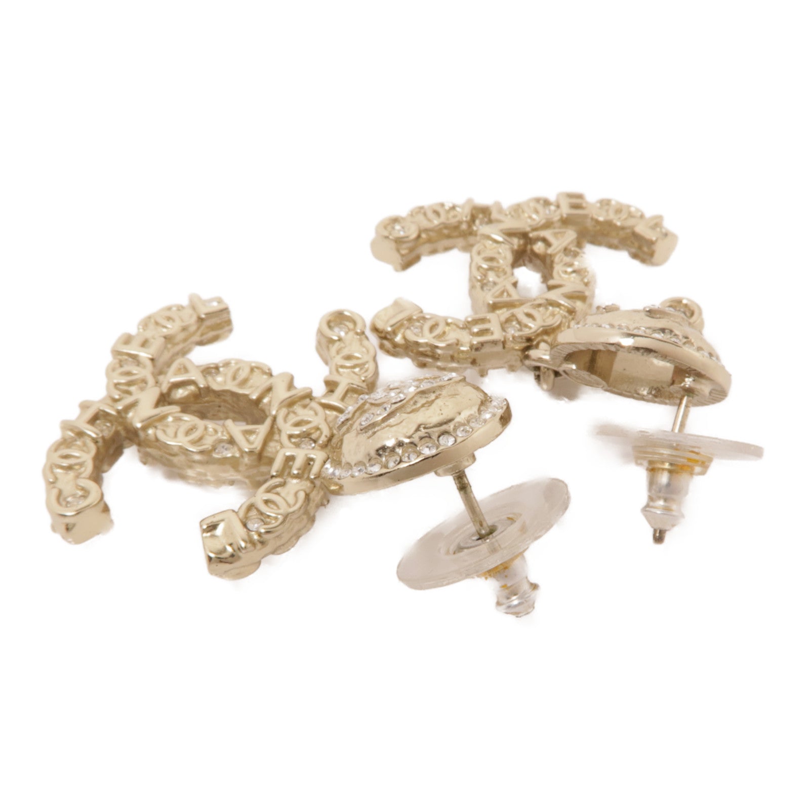 CHANEL 金屬Earrings耳環金色