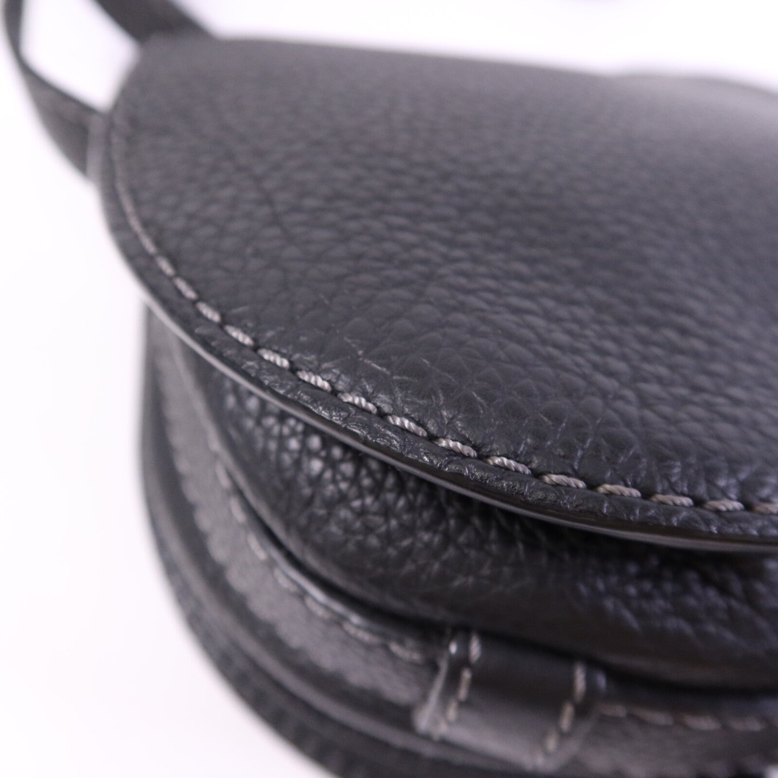Chloe 牛皮皮革Marcle Bag金扣肩背袋