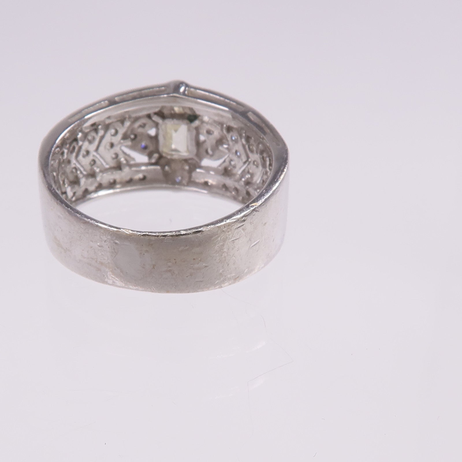 JEWELRY 【激減優惠】18K白金Diamond Ring鑽石戒指US#5.25