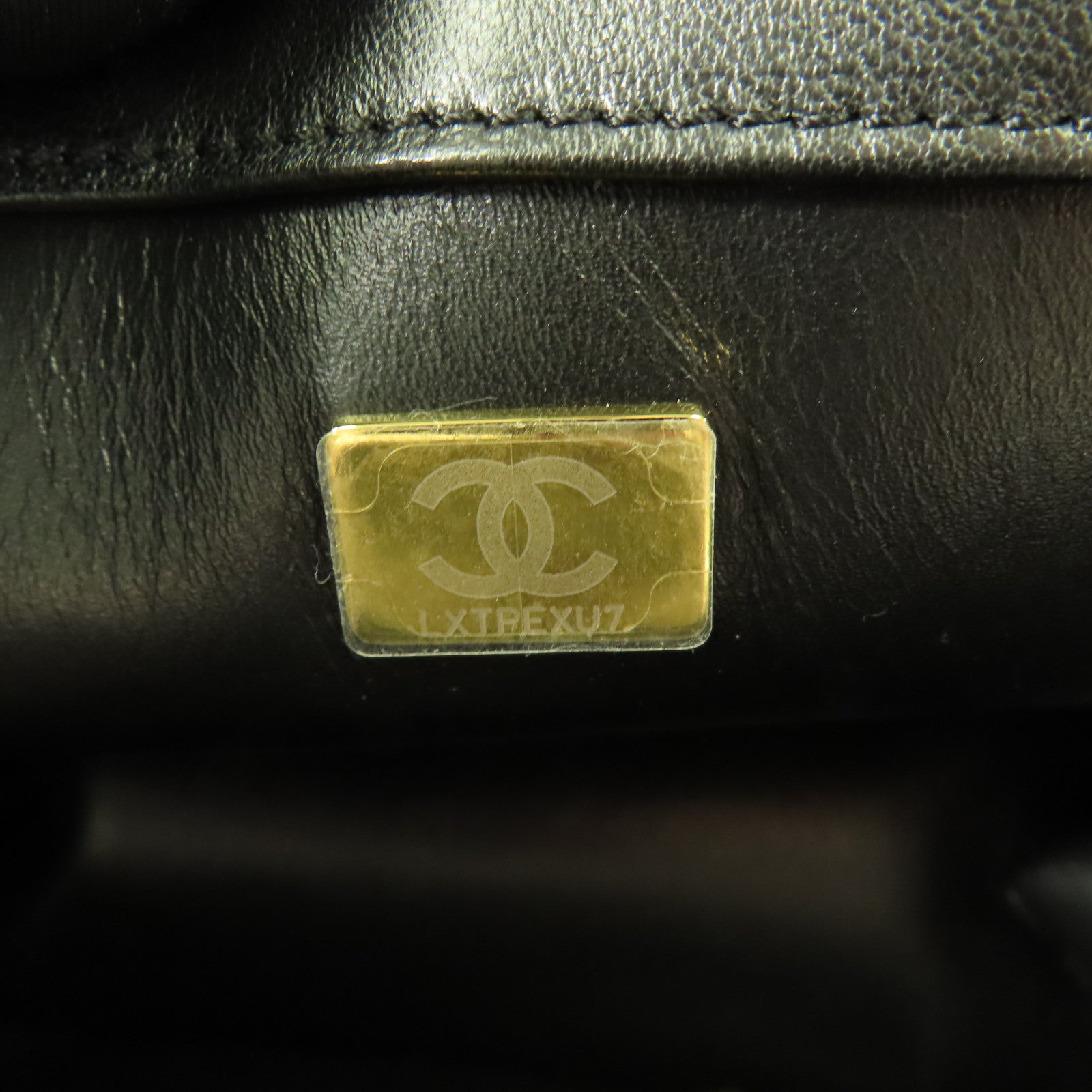 CHANEL 羊皮皮革Matelasse Bag金扣手挽肩背兩用袋