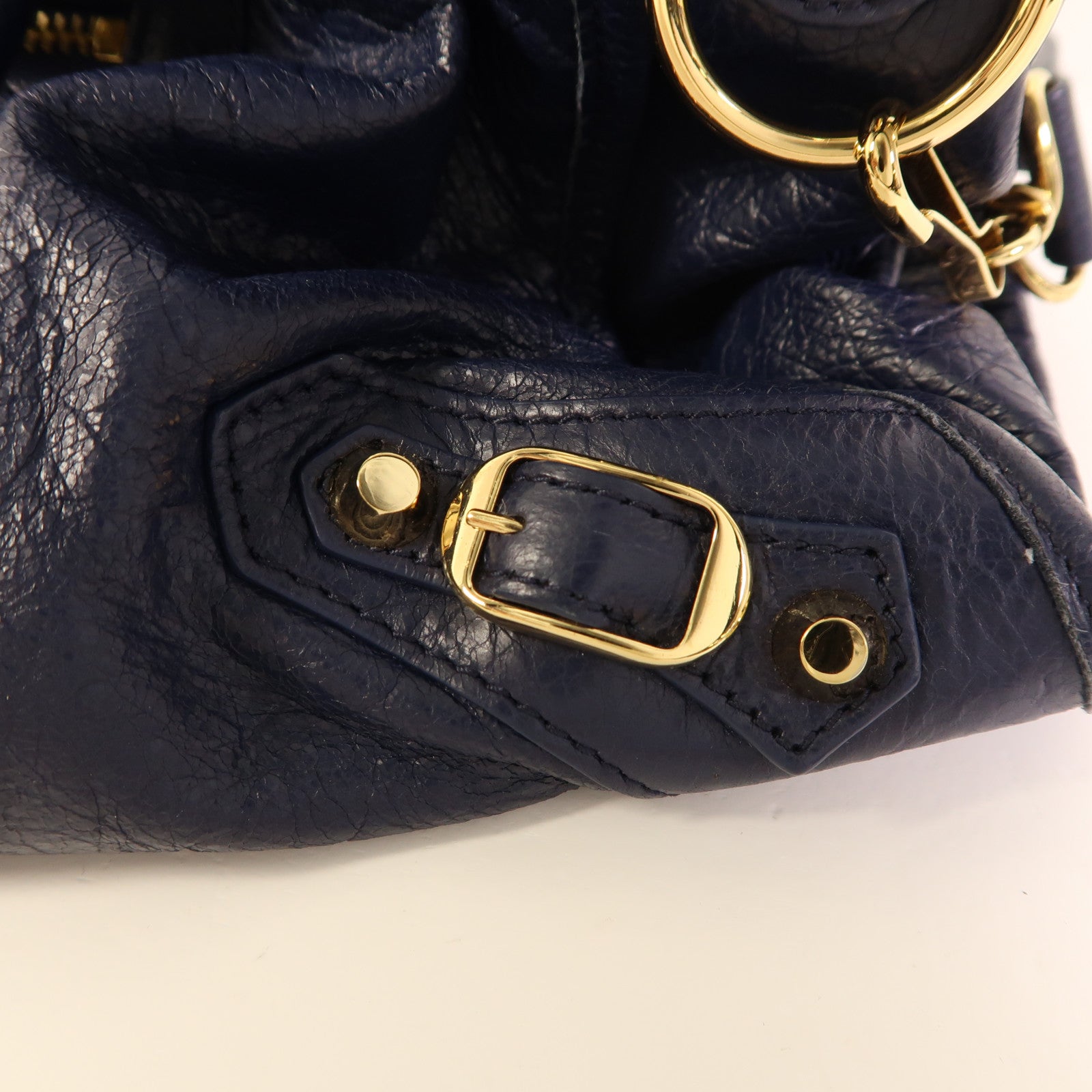 BALENCIAGA 牛皮皮革City金扣手挽肩背兩用袋
