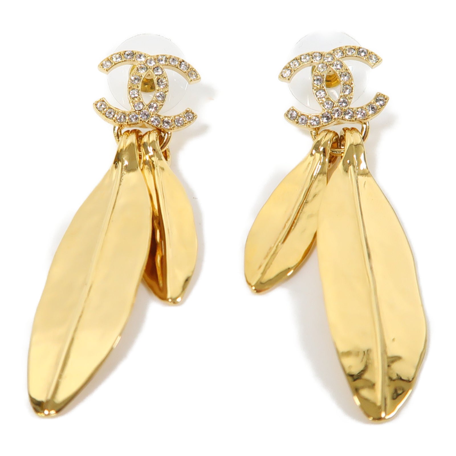 CHANEL 金屬Earrings耳環金色