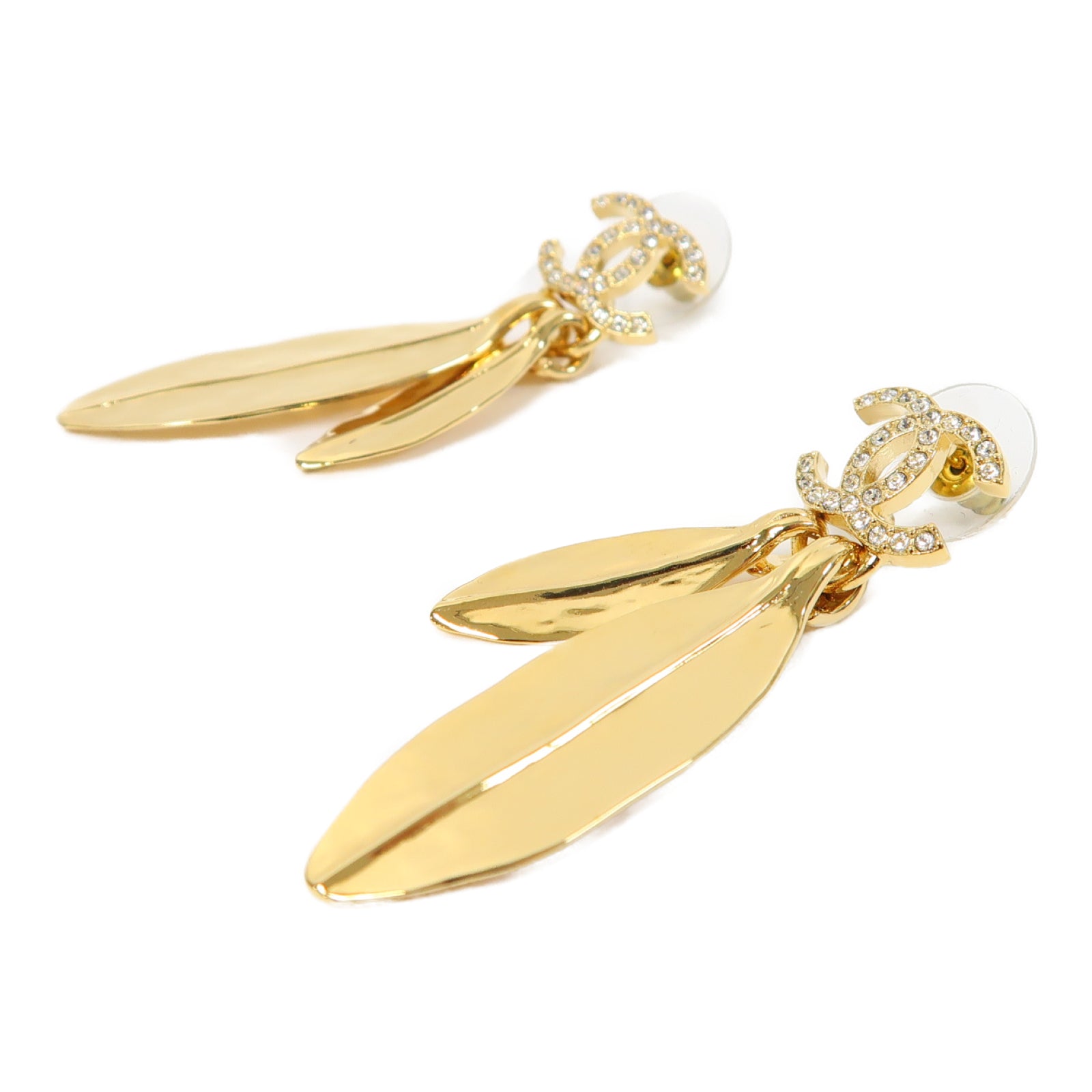 CHANEL 金屬Earrings耳環金色